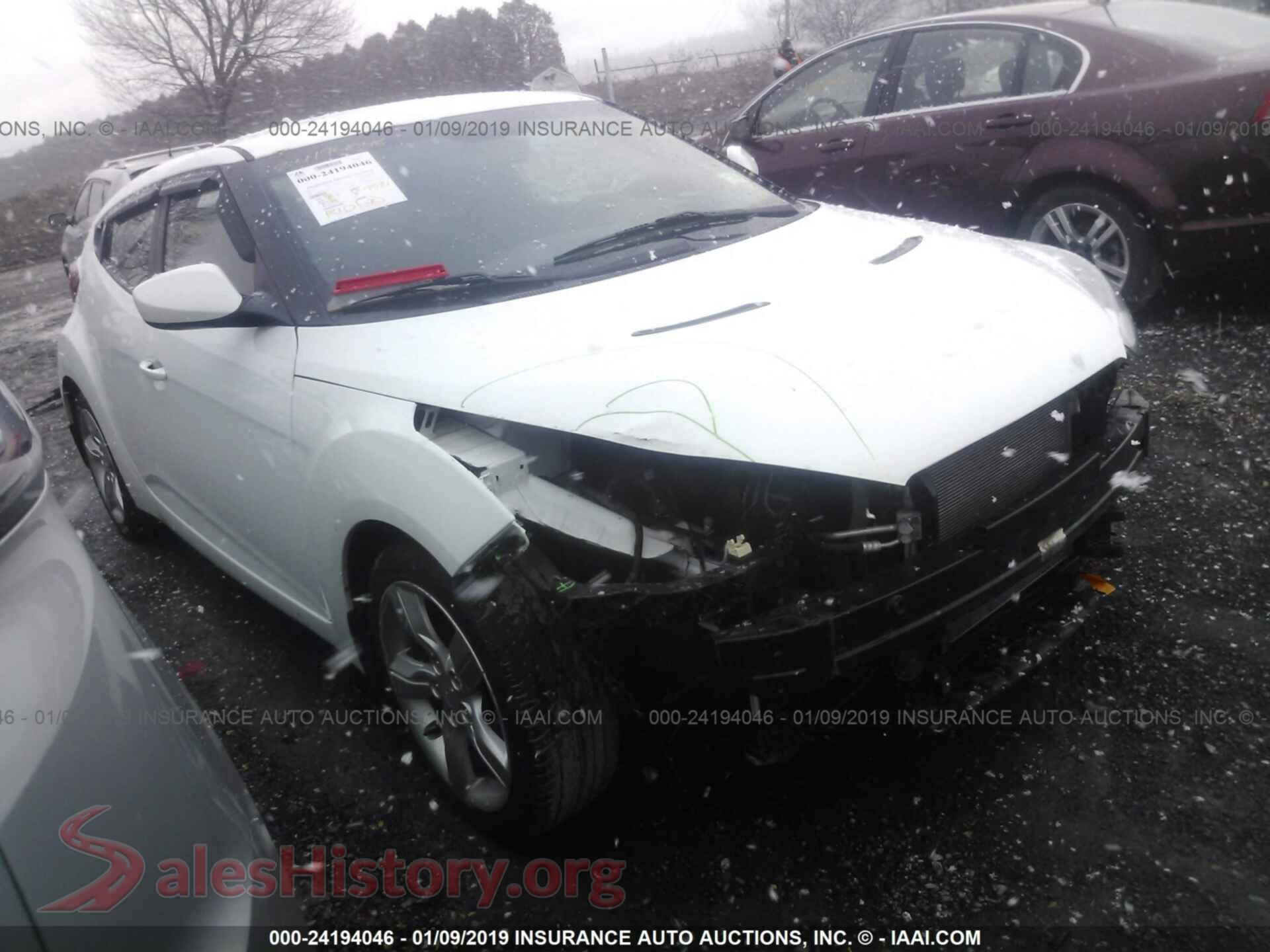 2013 HYUNDAI VELOSTER — VIN KMHTC6AD6DU099443
