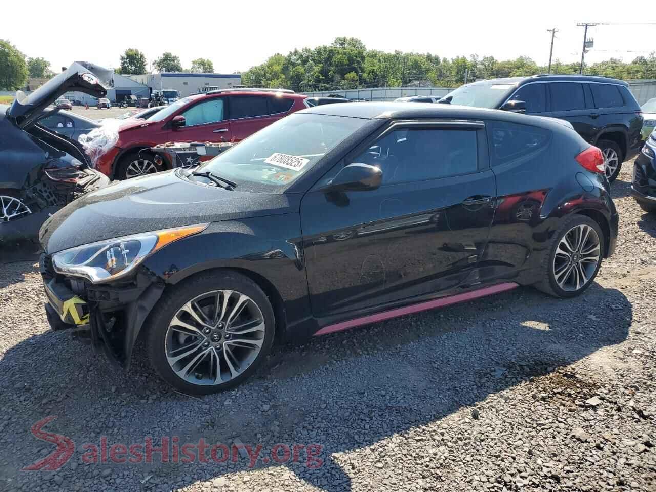 2017 HYUNDAI VELOSTER — VIN KMHTC6AE1HU308909
