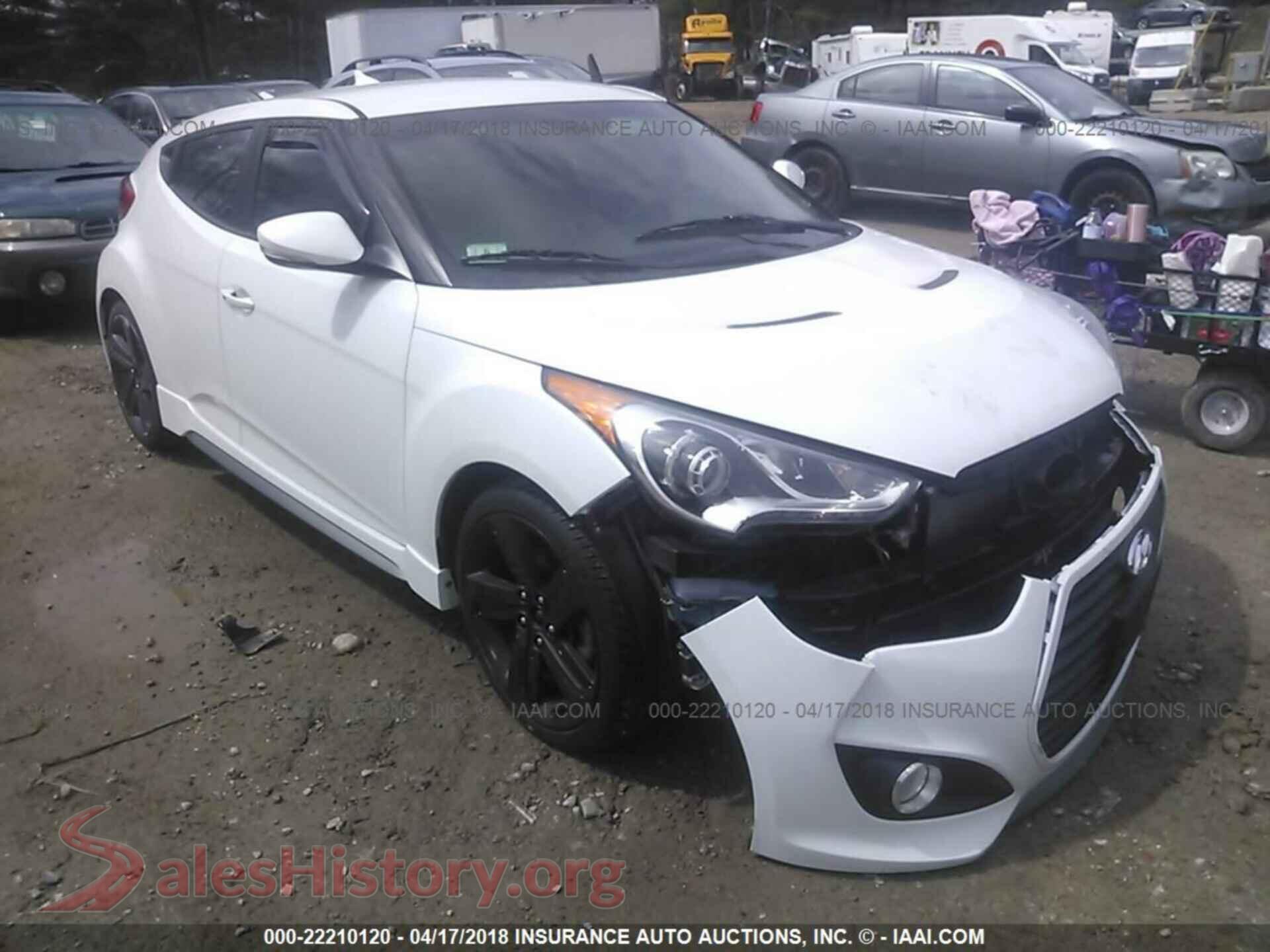 2013 Hyundai Veloster — VIN KMHTC6AE6DU115021