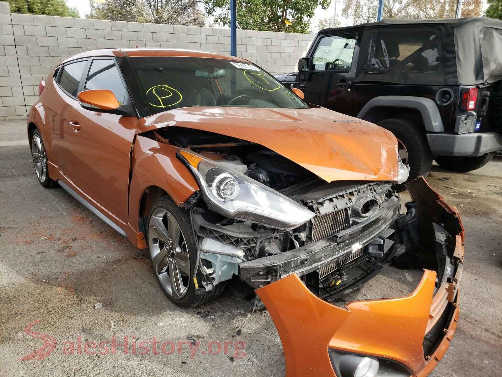 2015 HYUNDAI VELOSTER — VIN KMHTC6AE9FU216637