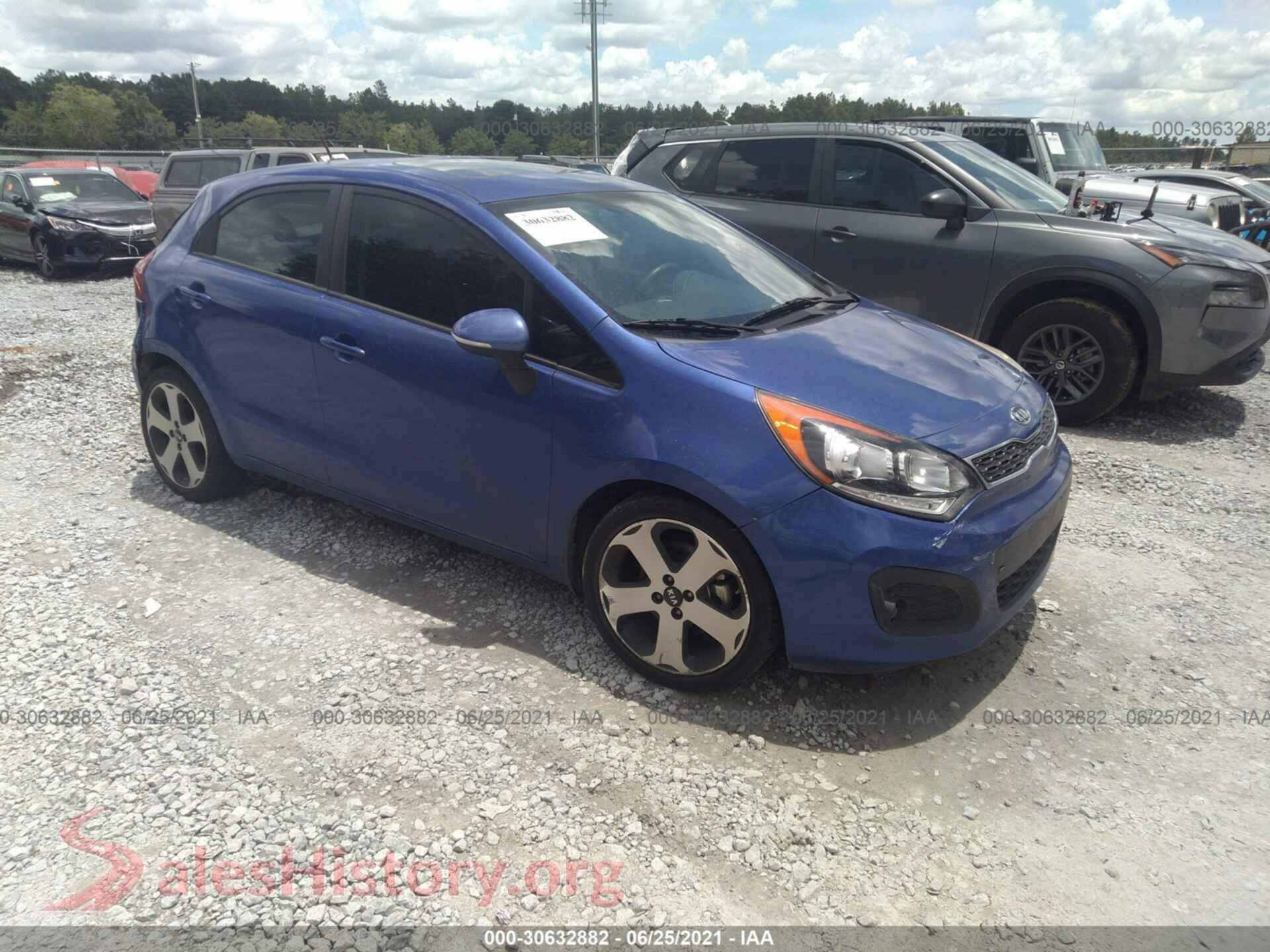 2012 KIA RIO — VIN KNADN5A31C6031135