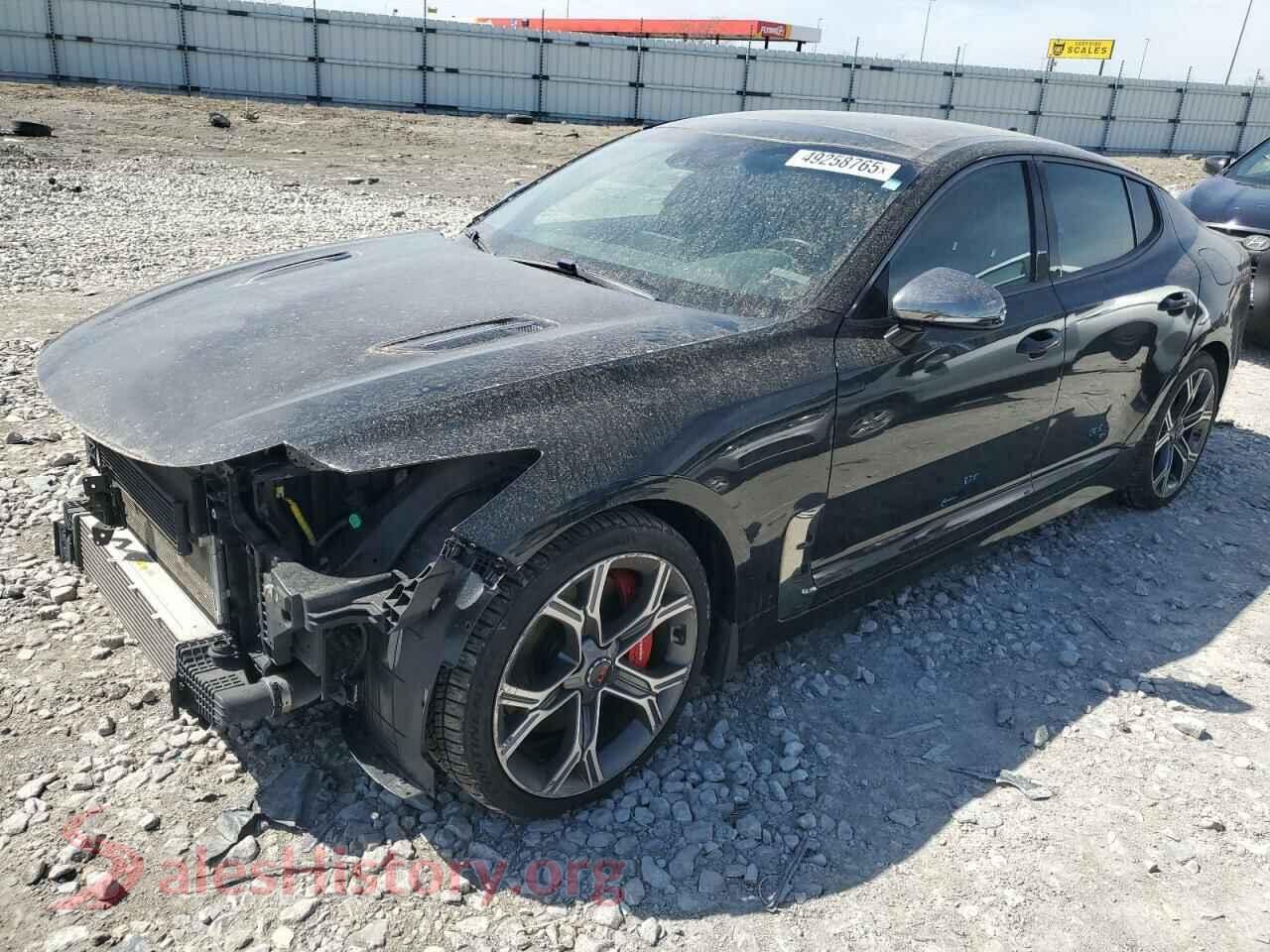 2018 KIA STINGER — VIN KNAE45LC3J6012457