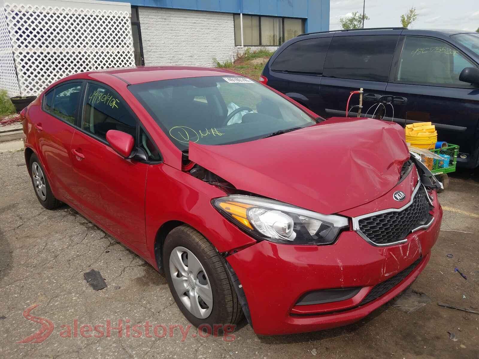2016 KIA FORTE — VIN KNAFK4A60G5476497