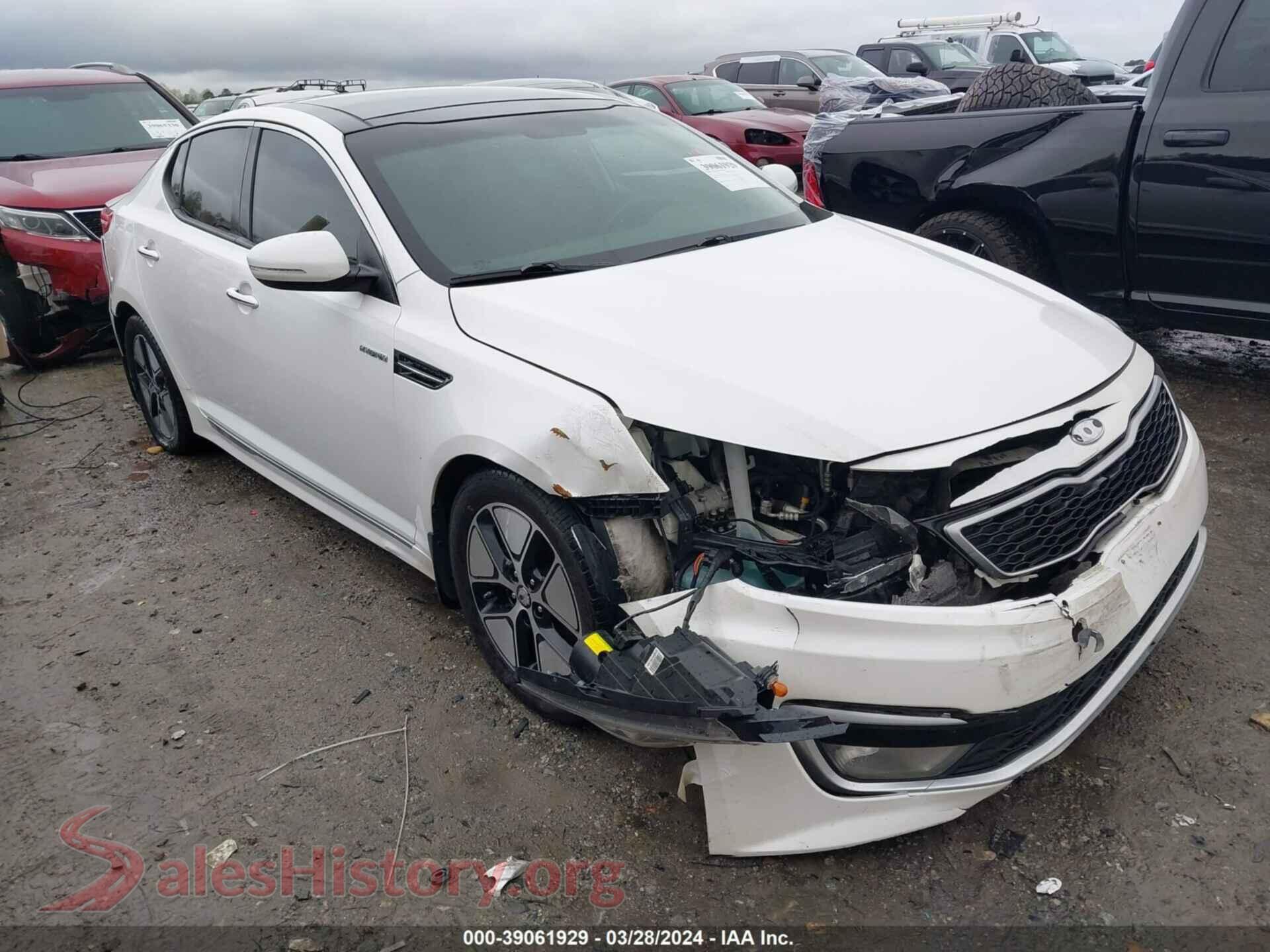 2013 KIA OPTIMA HYBRID — VIN KNAGM4AD3D5050974