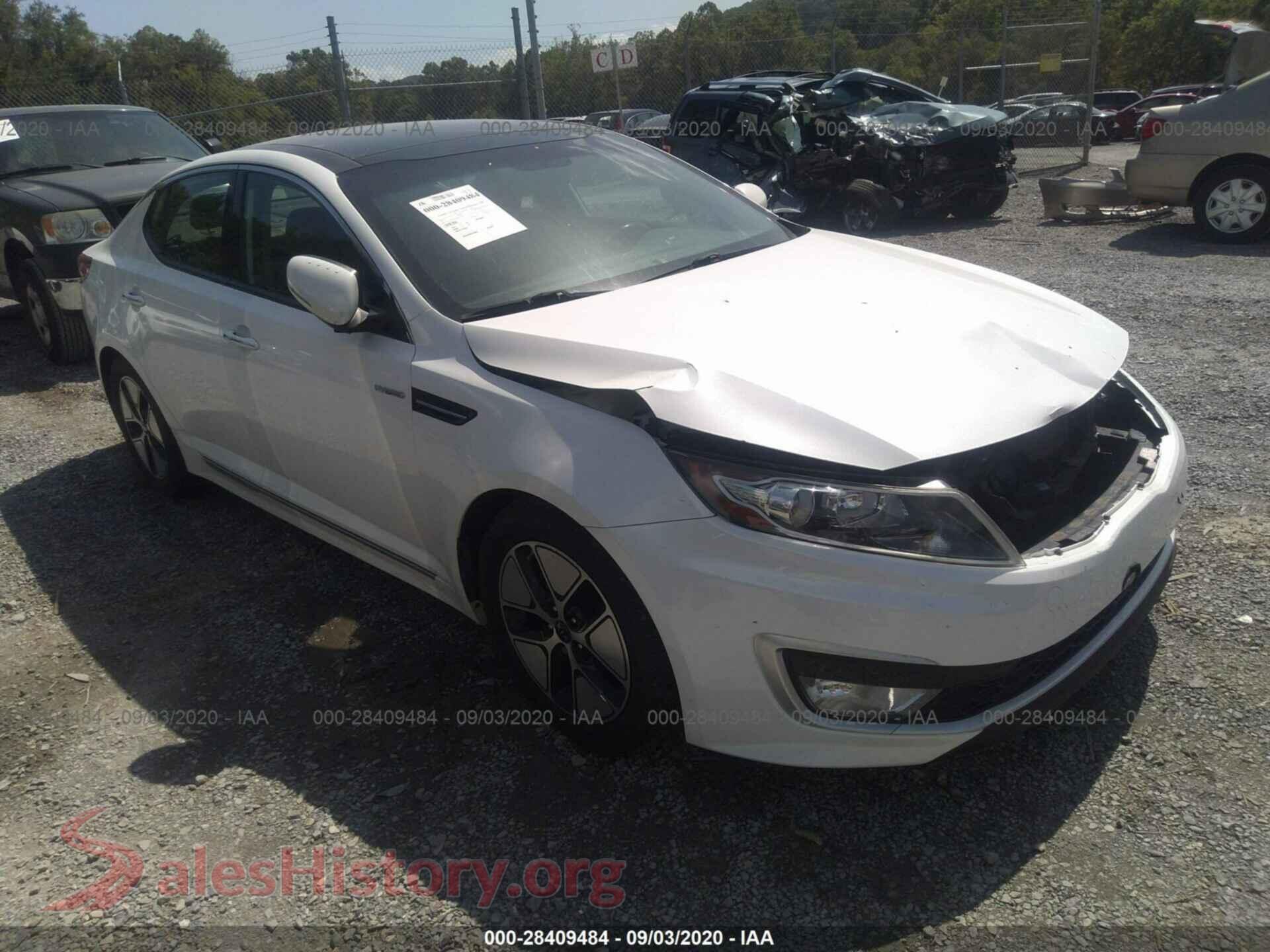 2013 KIA OPTIMA HYBRID — VIN KNAGM4AD4D5037974