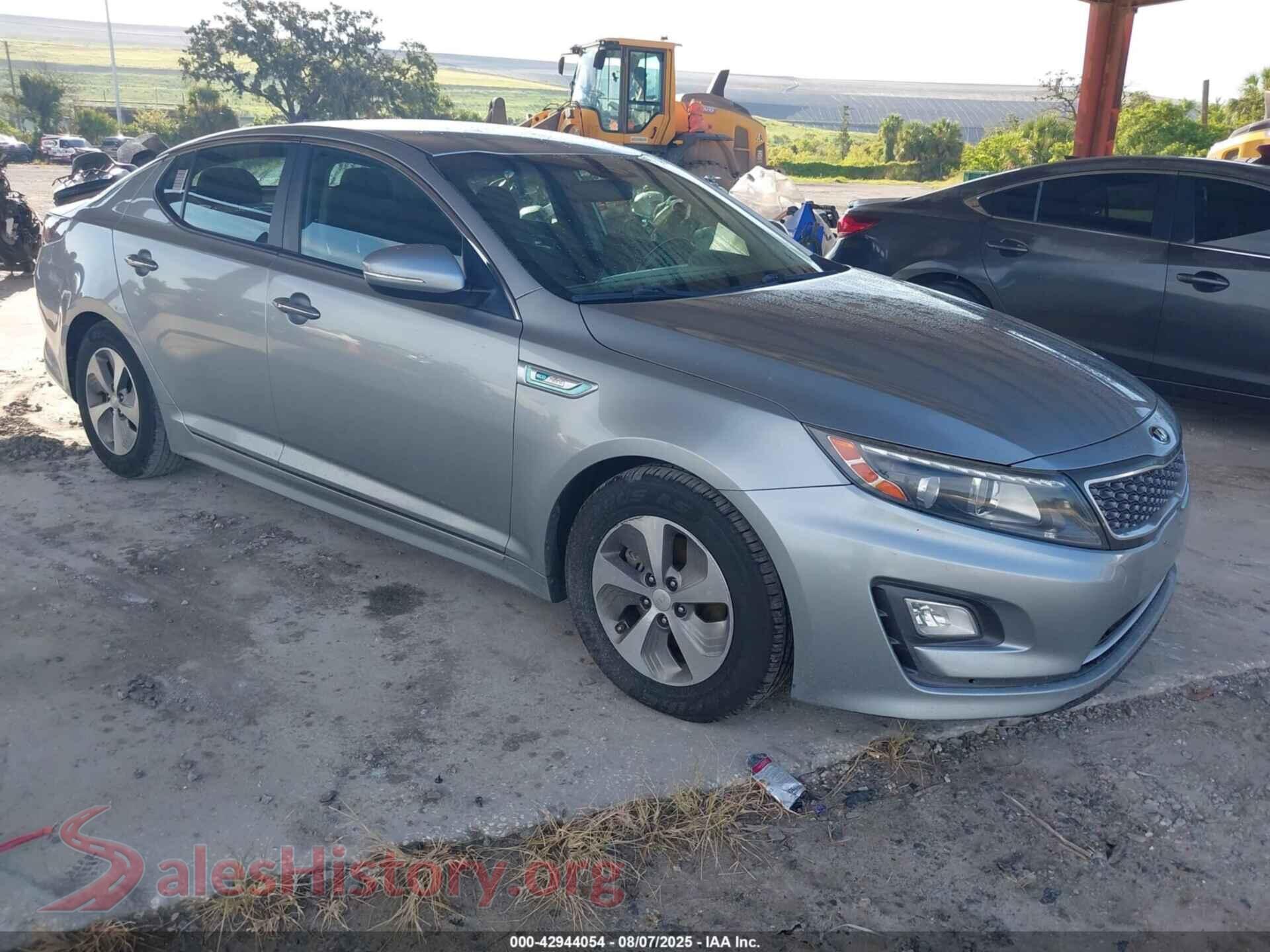 2015 KIA OPTIMA HYBRID — VIN KNAGM4AD6F5078948
