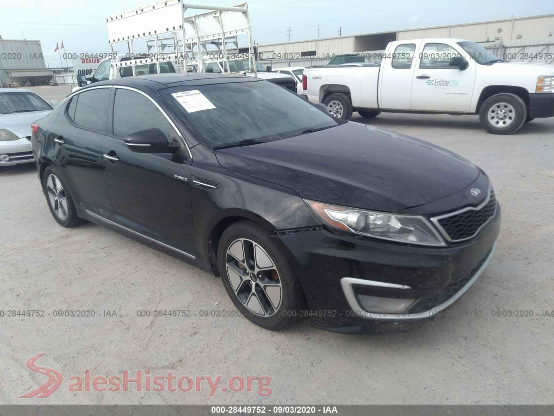 2013 KIA OPTIMA HYBRID — VIN KNAGM4AD8D5061615