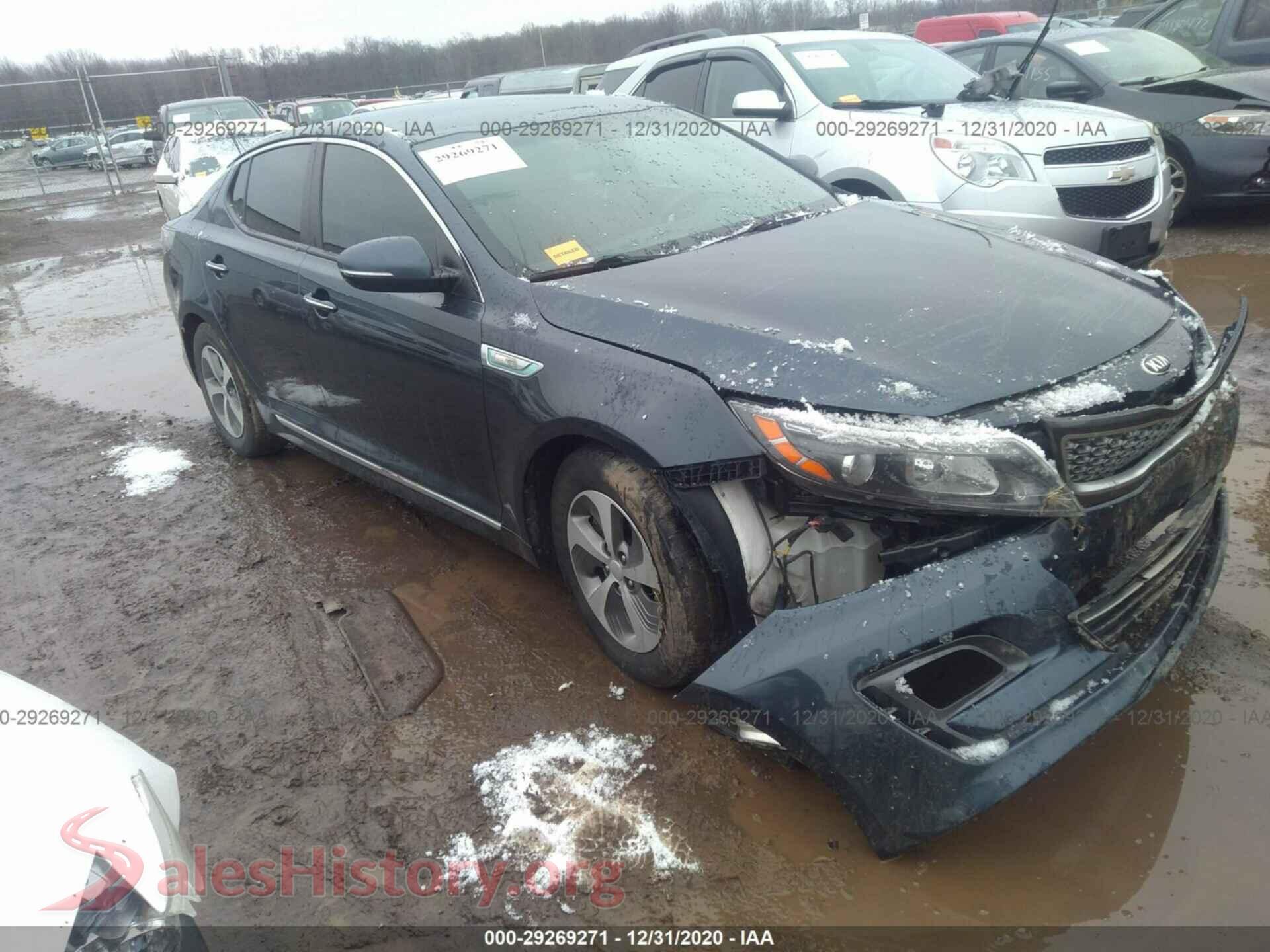 2014 KIA OPTIMA HYBRID — VIN KNAGM4AD9E5068509