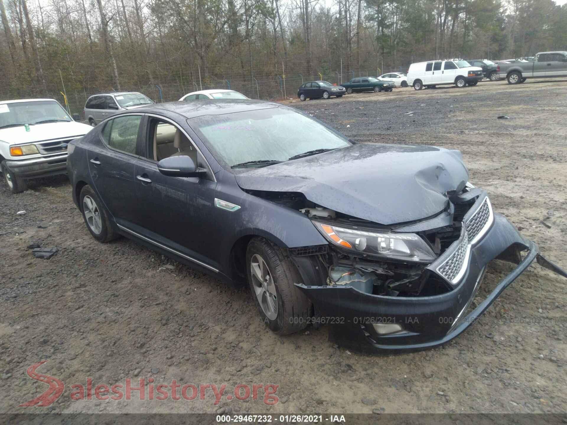 2015 KIA OPTIMA HYBRID — VIN KNAGM4ADXF5085580