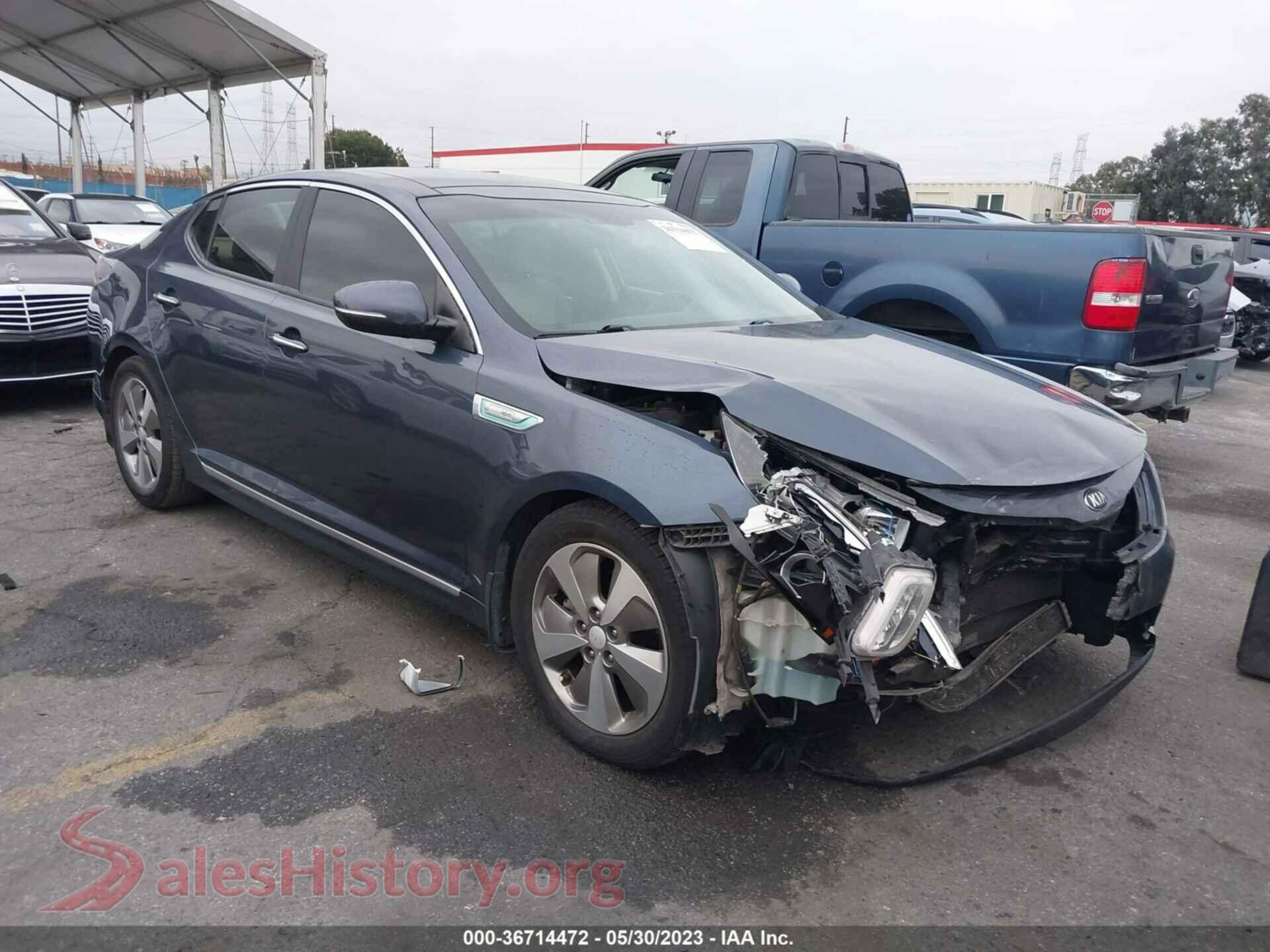 2014 KIA OPTIMA HYBRID — VIN KNAGN4AD4E5063800