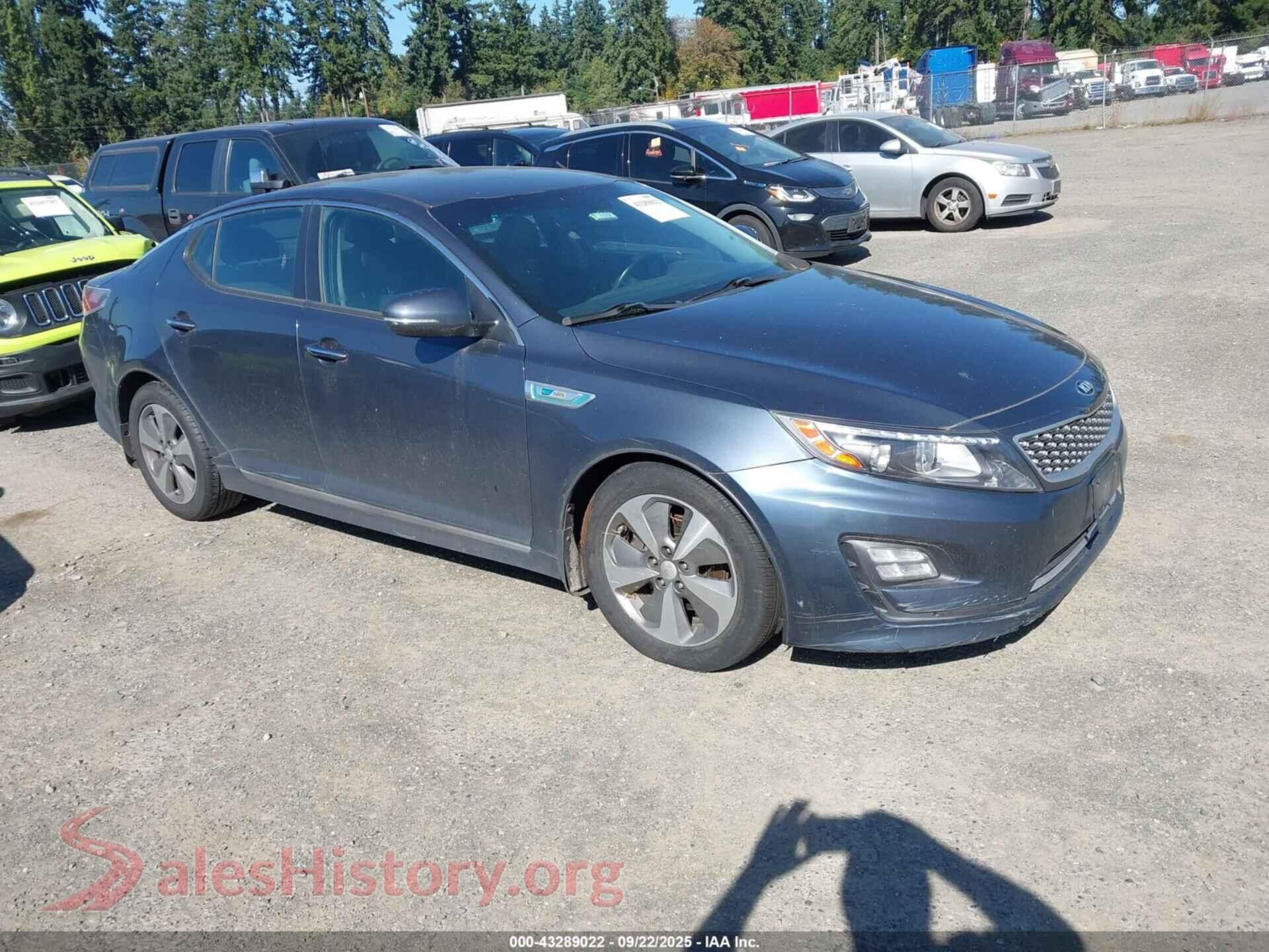 2014 KIA OPTIMA HYBRID — VIN KNAGN4AD4E5065451