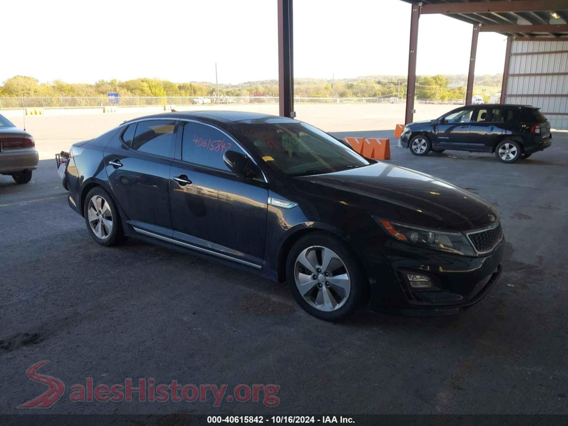2014 KIA OPTIMA HYBRID — VIN KNAGN4AD5E5064387