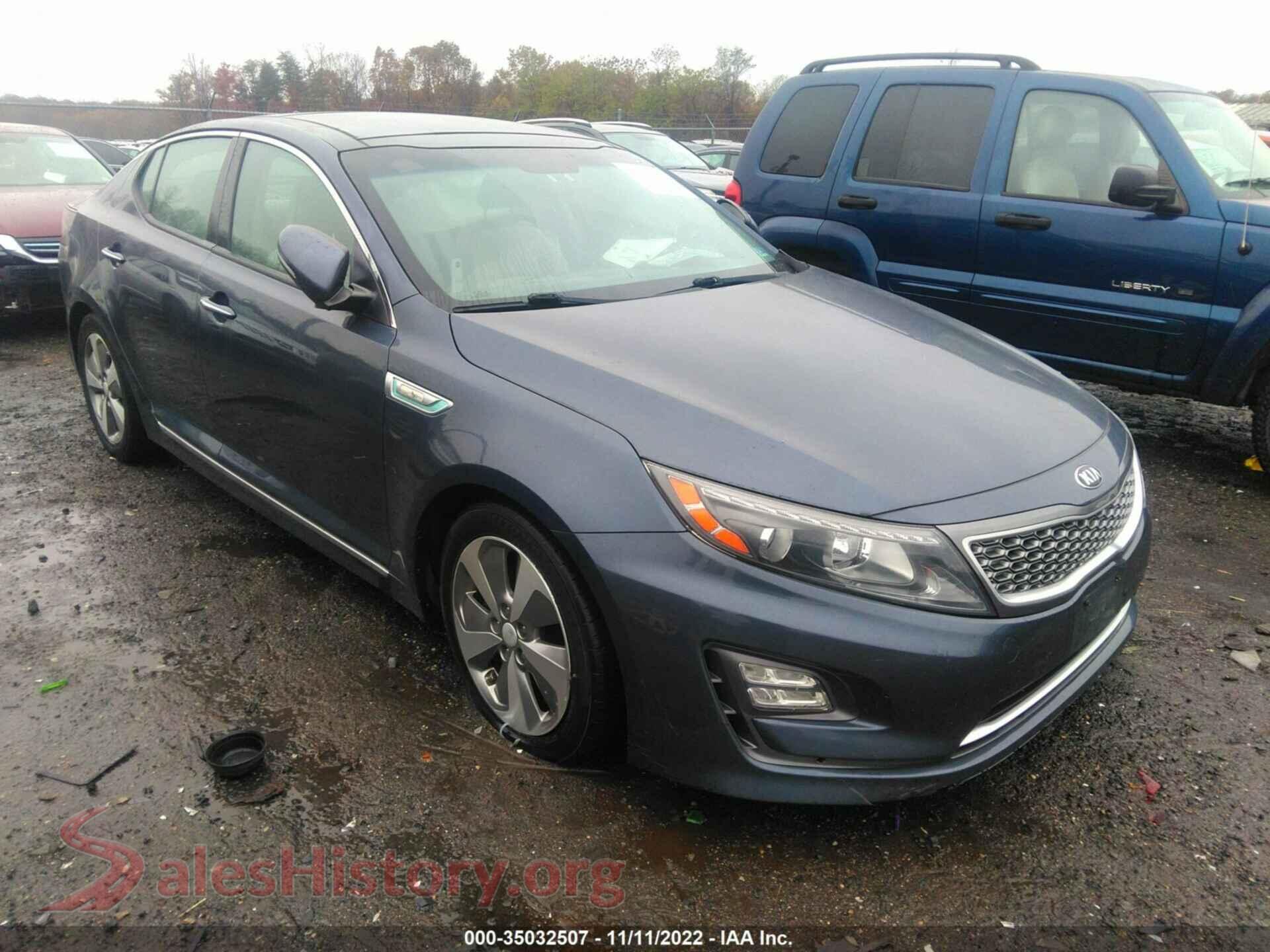2015 KIA OPTIMA HYBRID — VIN KNAGN4AD7F5085324