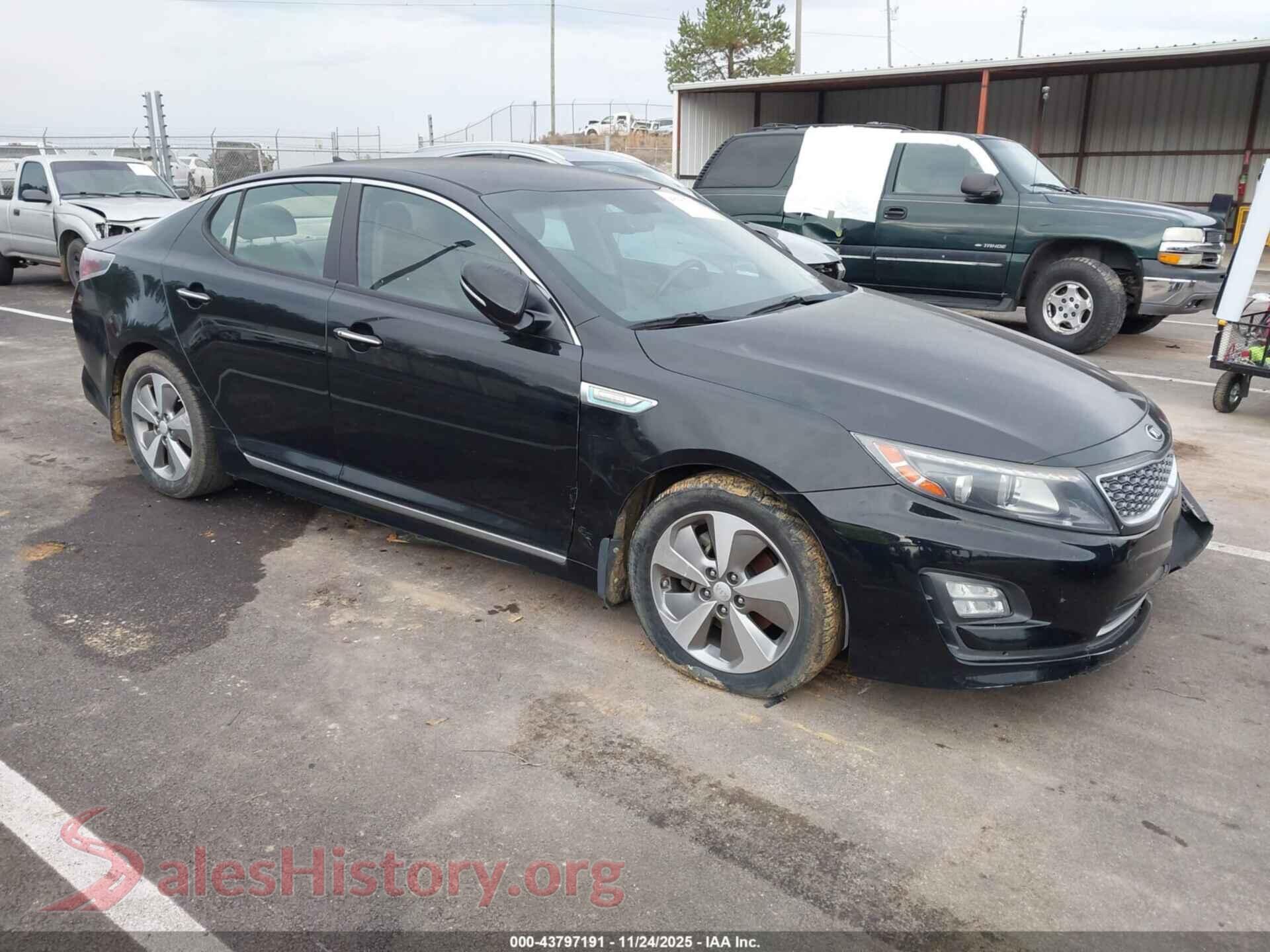 2016 KIA OPTIMA HYBRID — VIN KNAGN4AD7G5091934