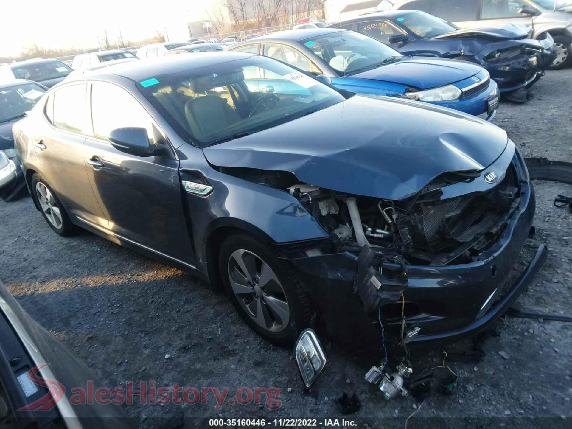 2014 KIA OPTIMA HYBRID — VIN KNAGN4AD8E5068868