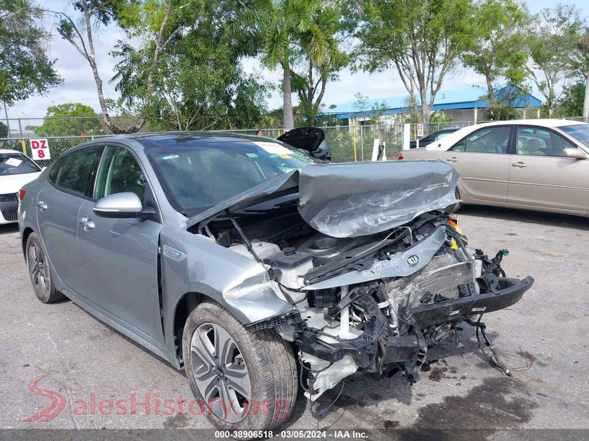 2017 KIA OPTIMA HYBRID — VIN KNAGU4LE7H5010571