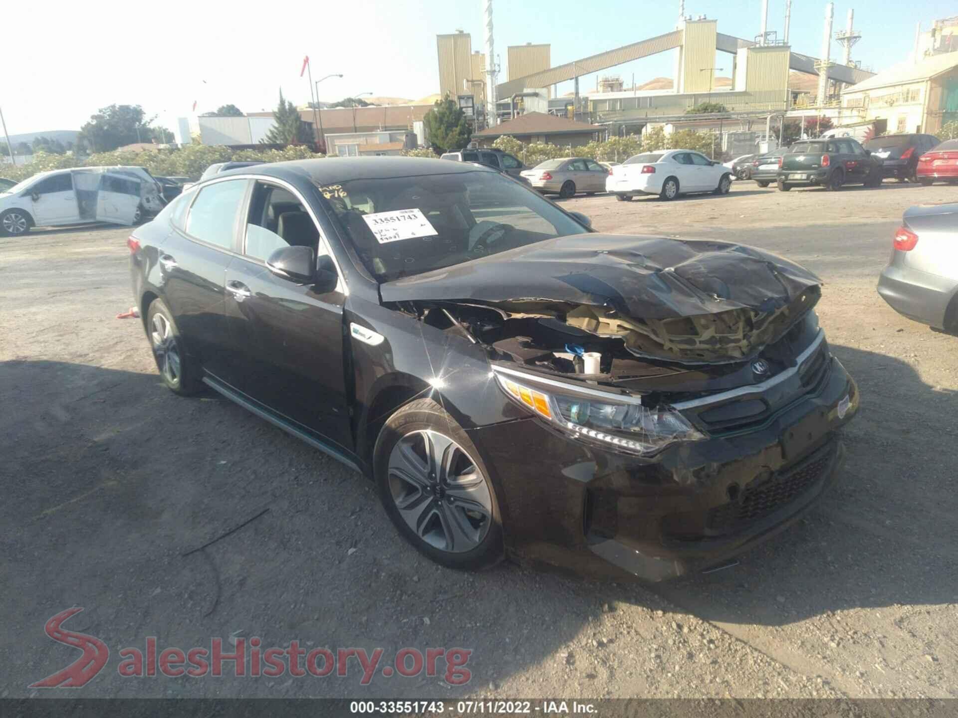2019 KIA OPTIMA PLUG-IN HYBRID — VIN KNAGV4LD7K5031934