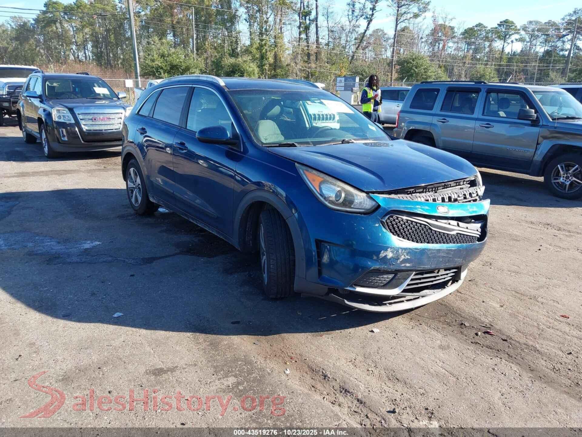 2018 KIA NIRO — VIN KNDCB3LC1J5125219