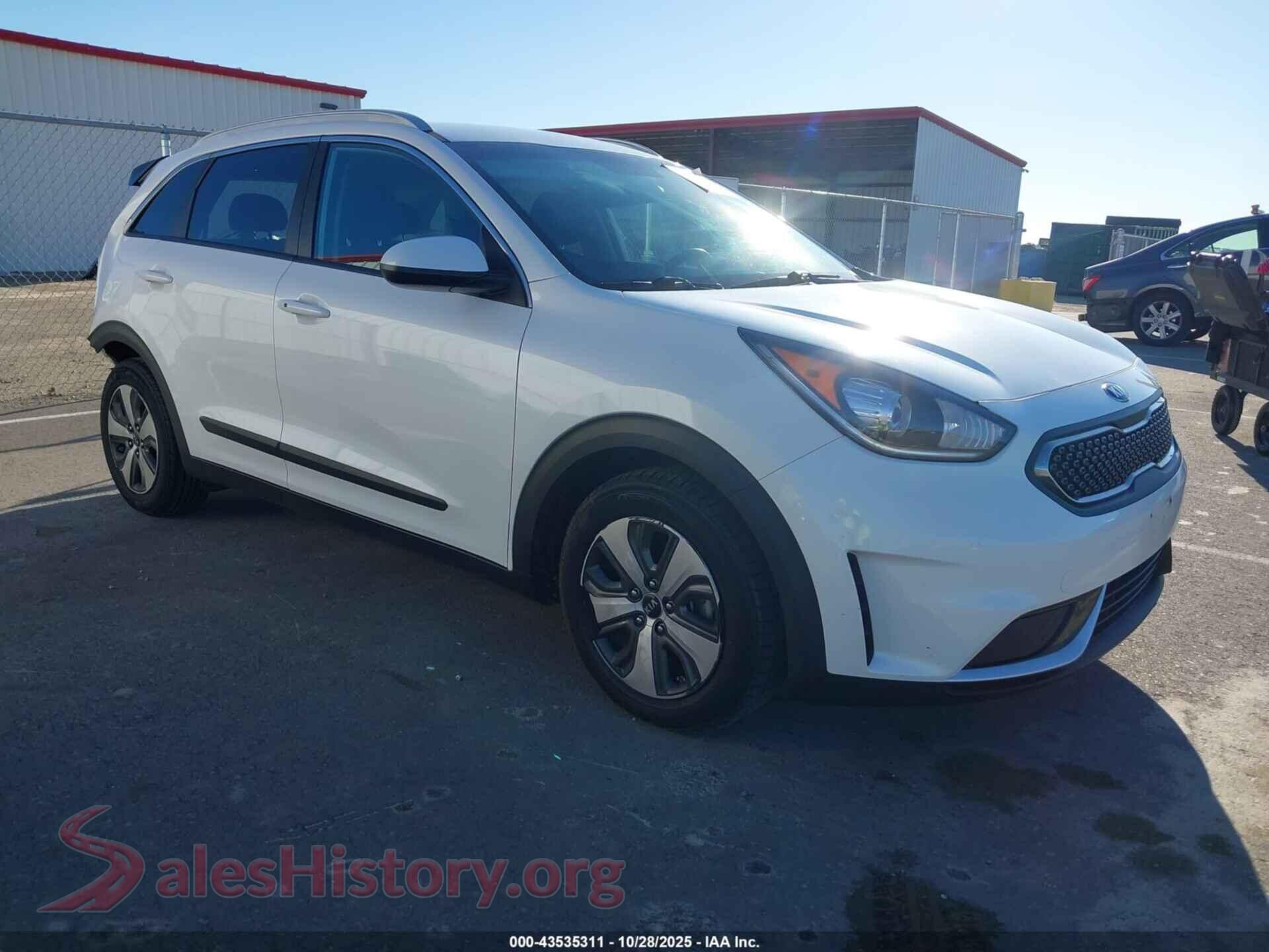 2019 KIA NIRO — VIN KNDCB3LC3K5286379