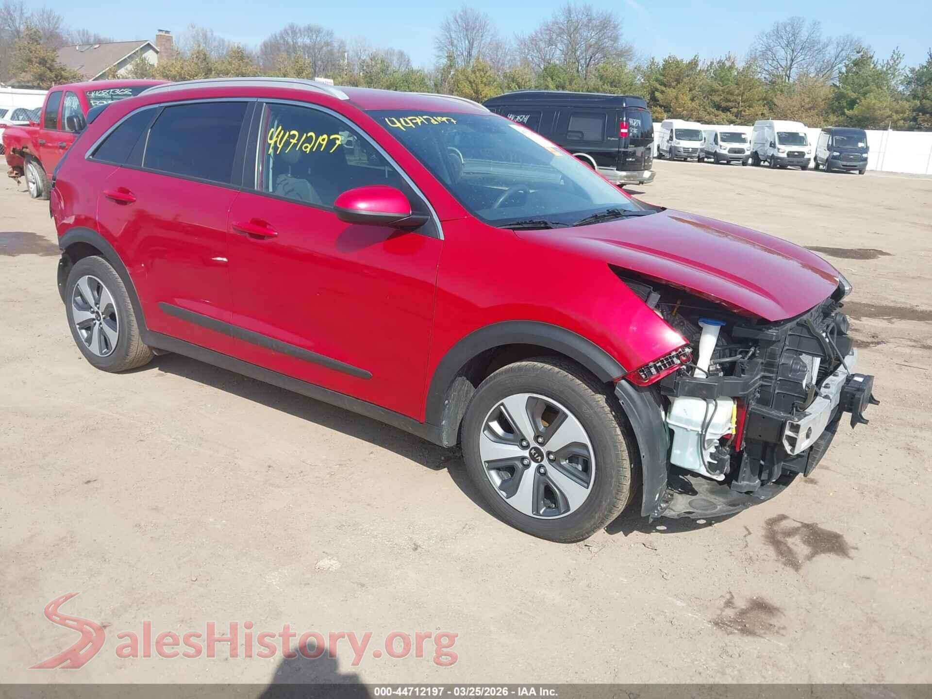 2021 KIA NIRO — VIN KNDCB3LC3M5463564