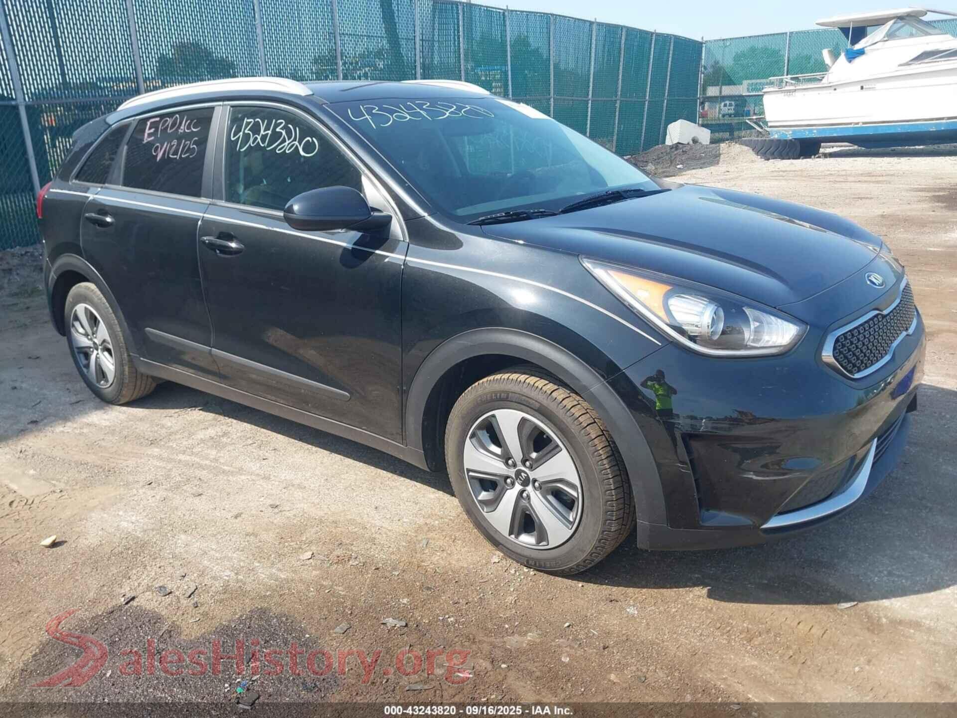 2018 KIA NIRO — VIN KNDCB3LC4J5204156
