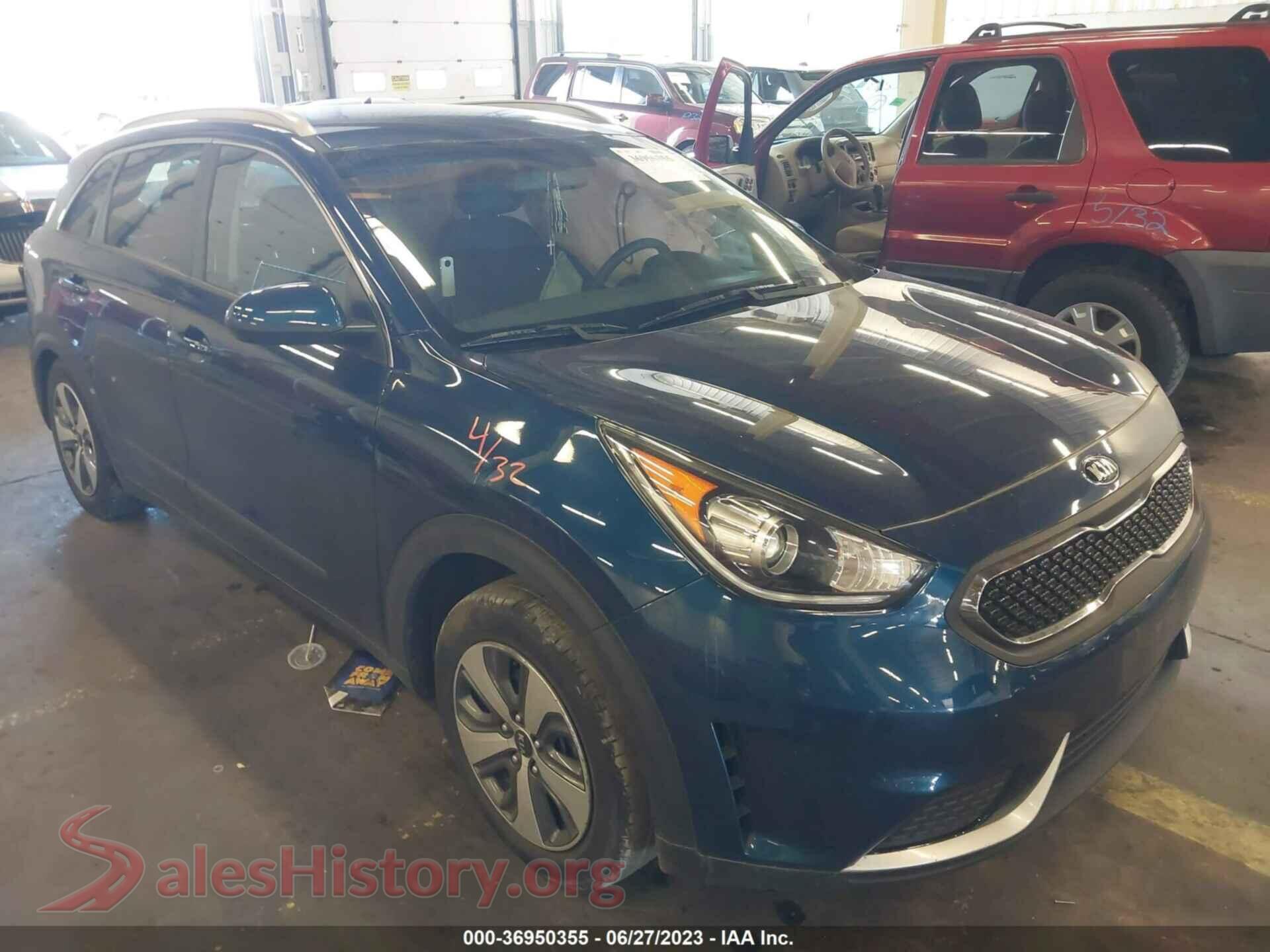 2018 KIA NIRO — VIN KNDCB3LC6J5205535