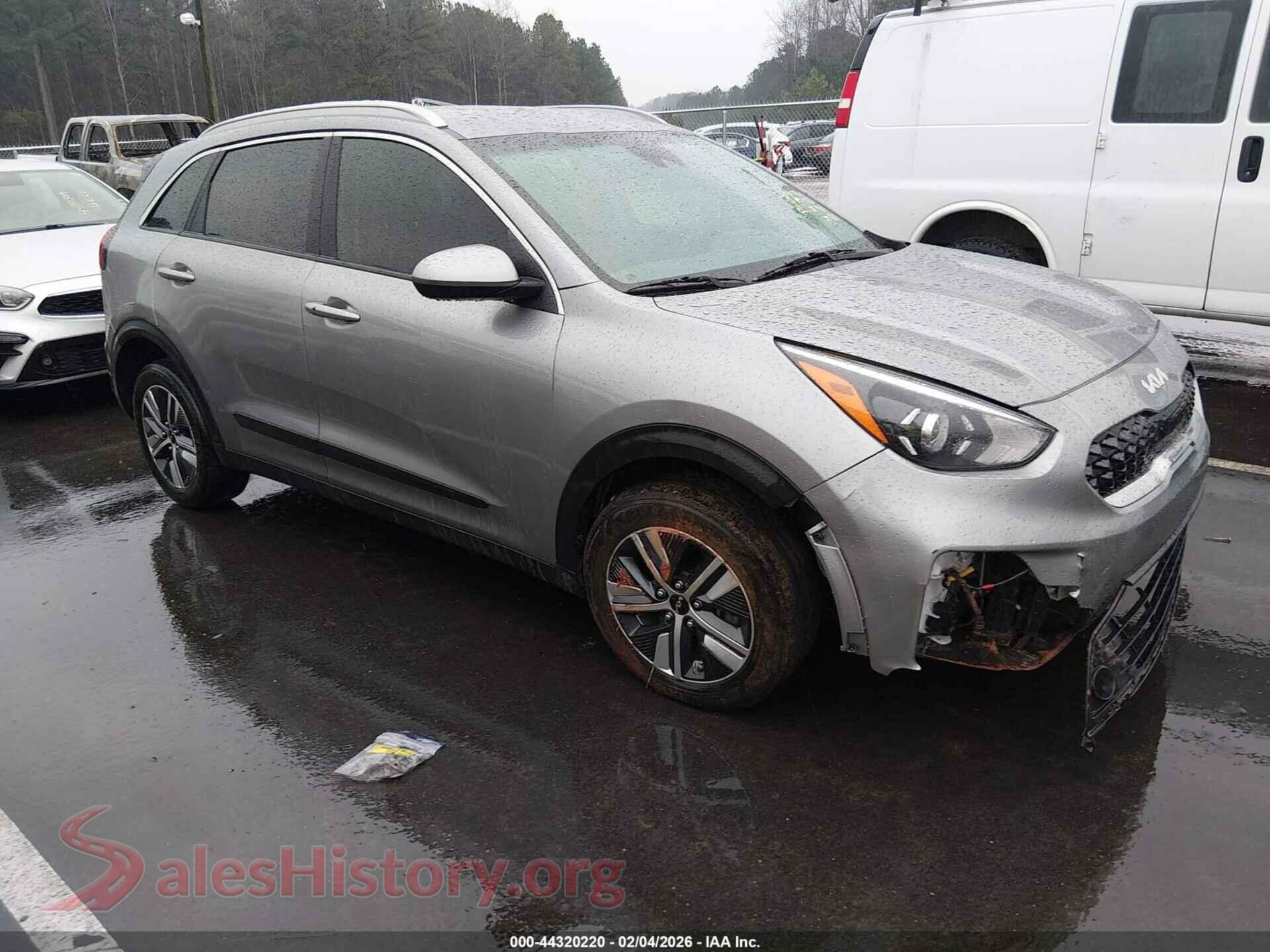 2022 KIA NIRO — VIN KNDCB3LC7N5527395
