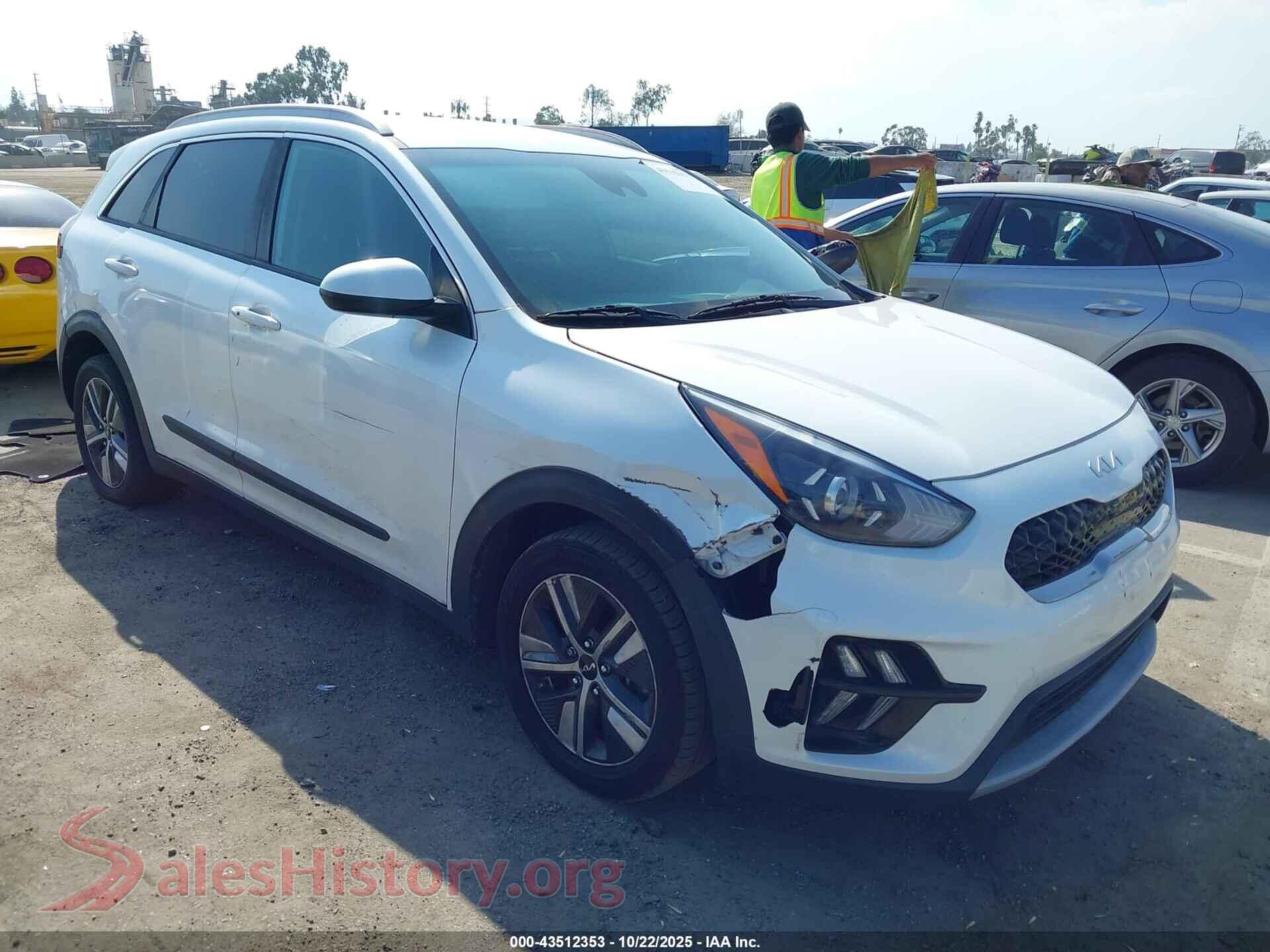 2022 KIA NIRO — VIN KNDCB3LC8N5540818