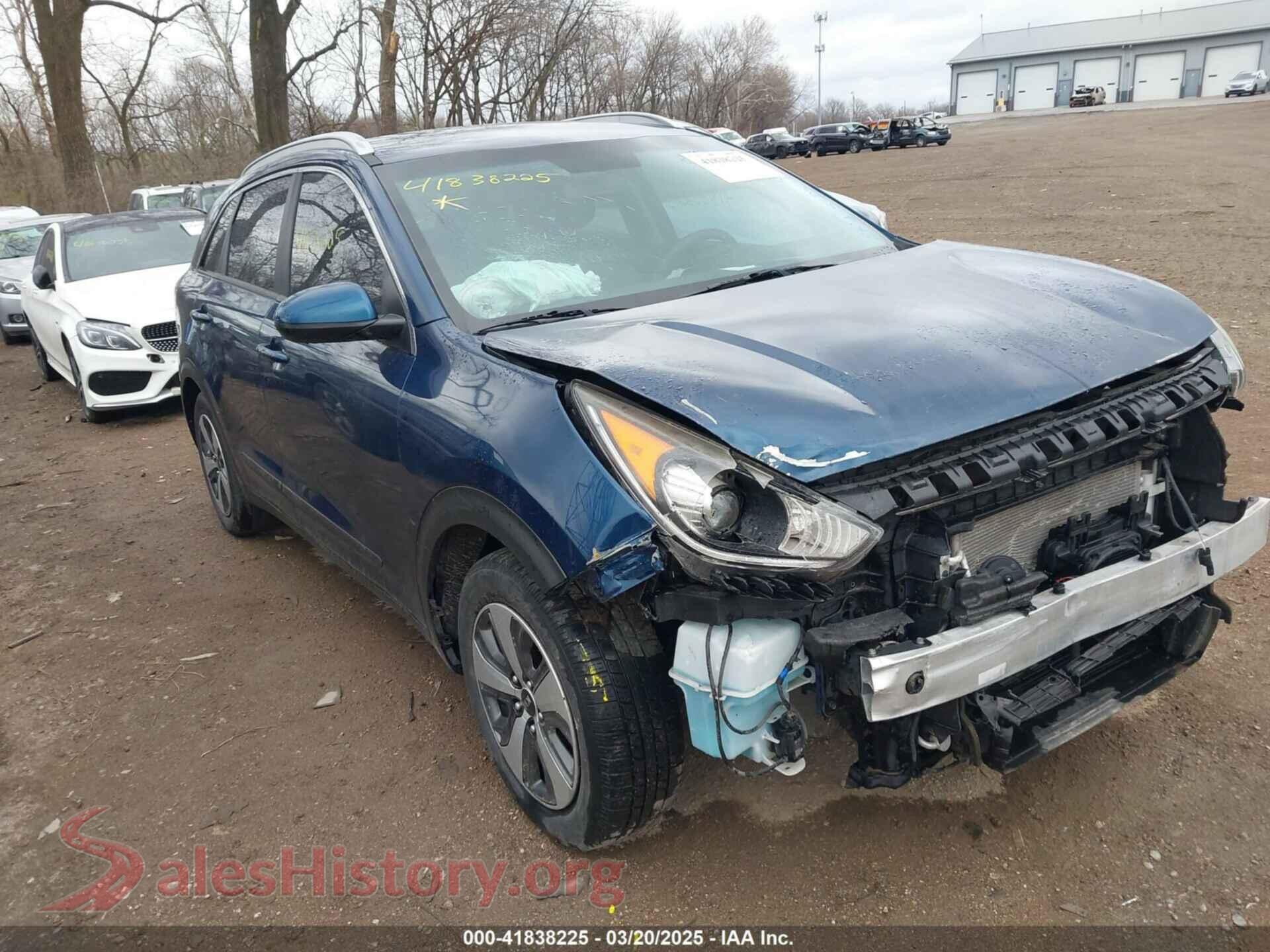 2017 KIA NIRO — VIN KNDCB3LC9H5087779