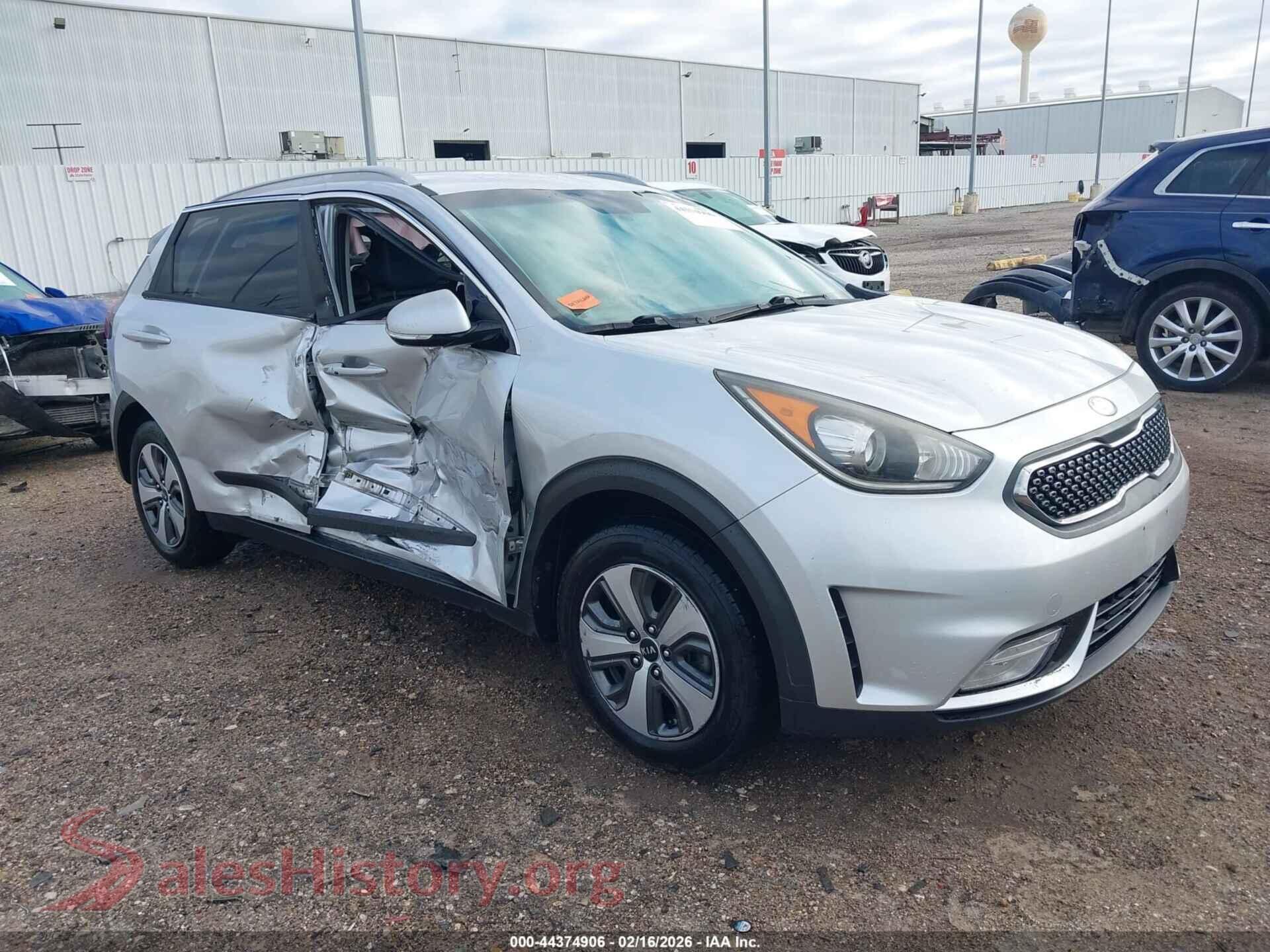 2018 KIA NIRO — VIN KNDCC3LC3J5124358