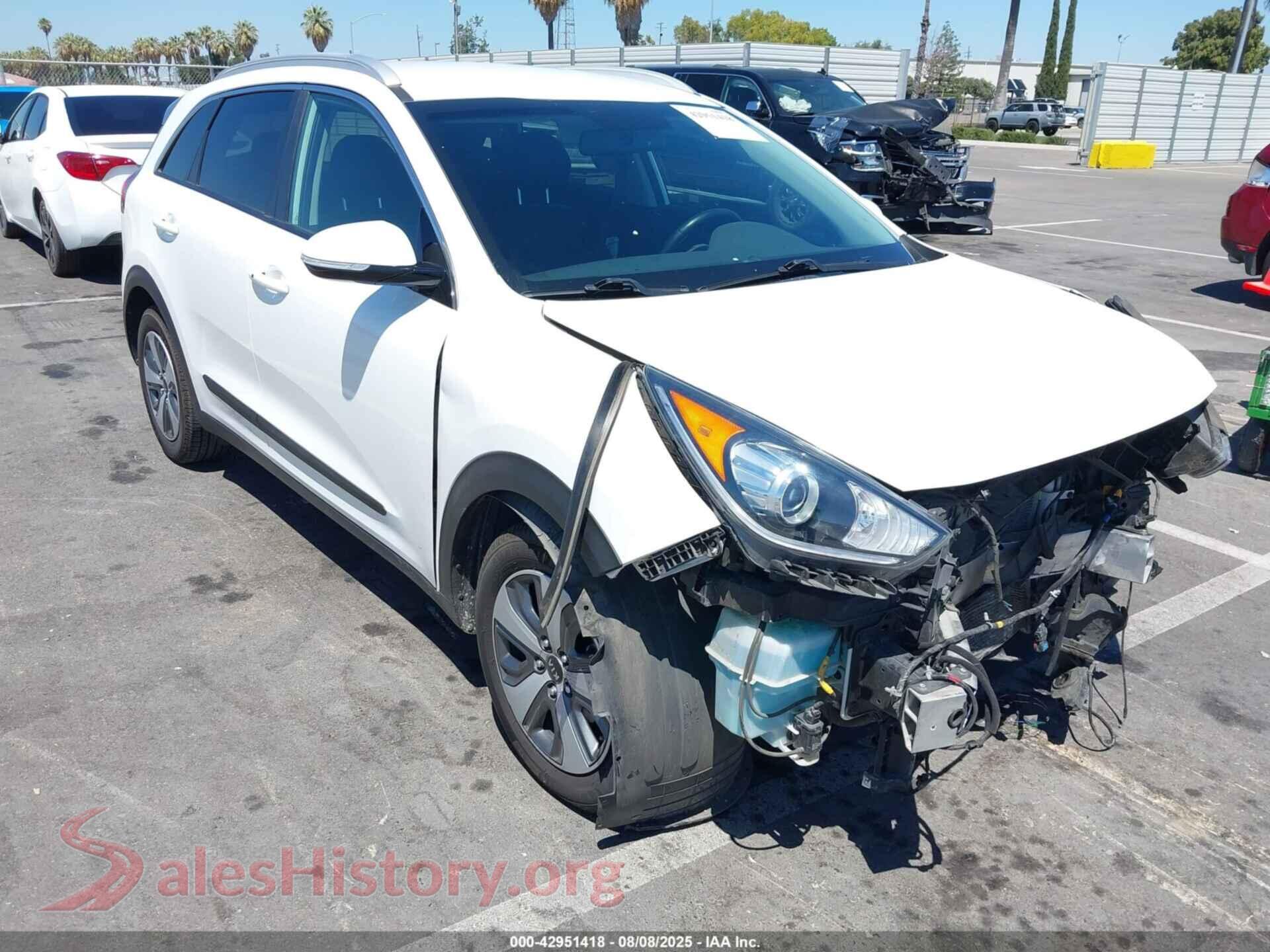 2019 KIA NIRO — VIN KNDCC3LC9K5298582
