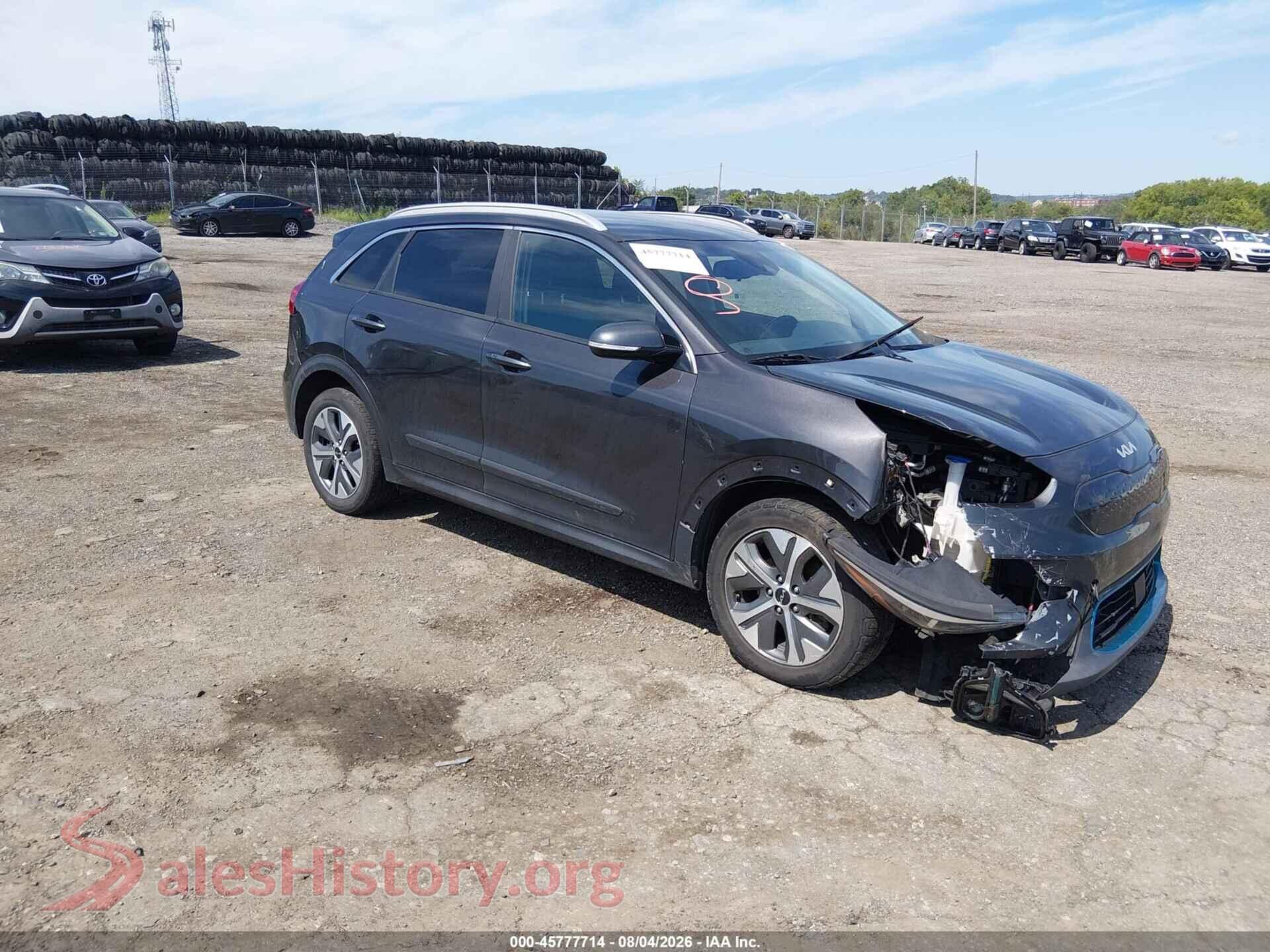 2022 KIA NIRO EV — VIN KNDCC3LG2N5159739