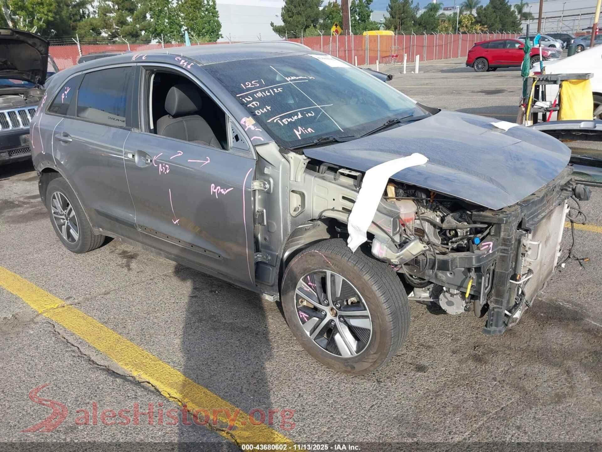 2022 KIA NIRO PLUG-IN HYBRID — VIN KNDCM3LD7N5545527