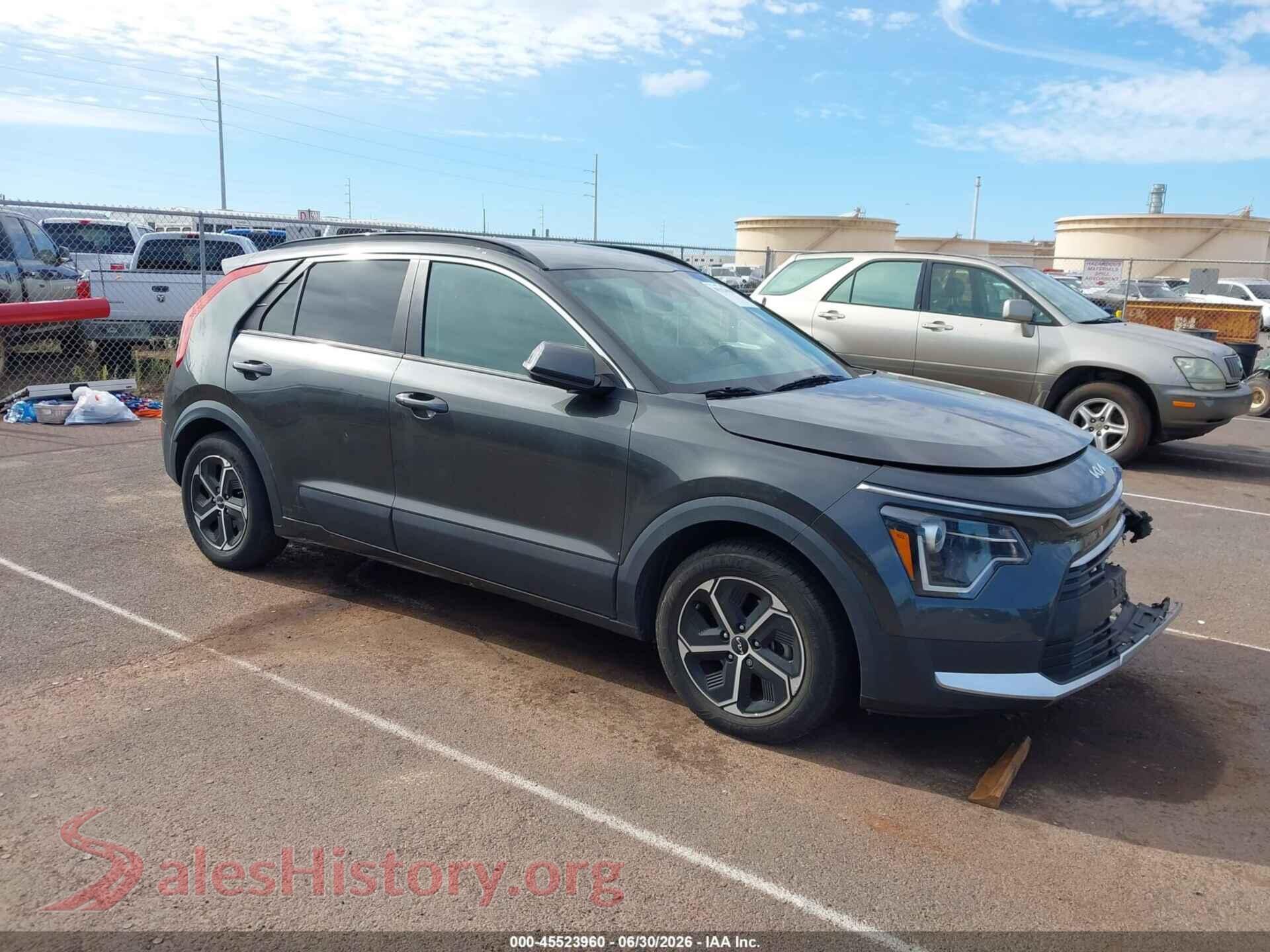2023 KIA NIRO — VIN KNDCR3LE2P5039536