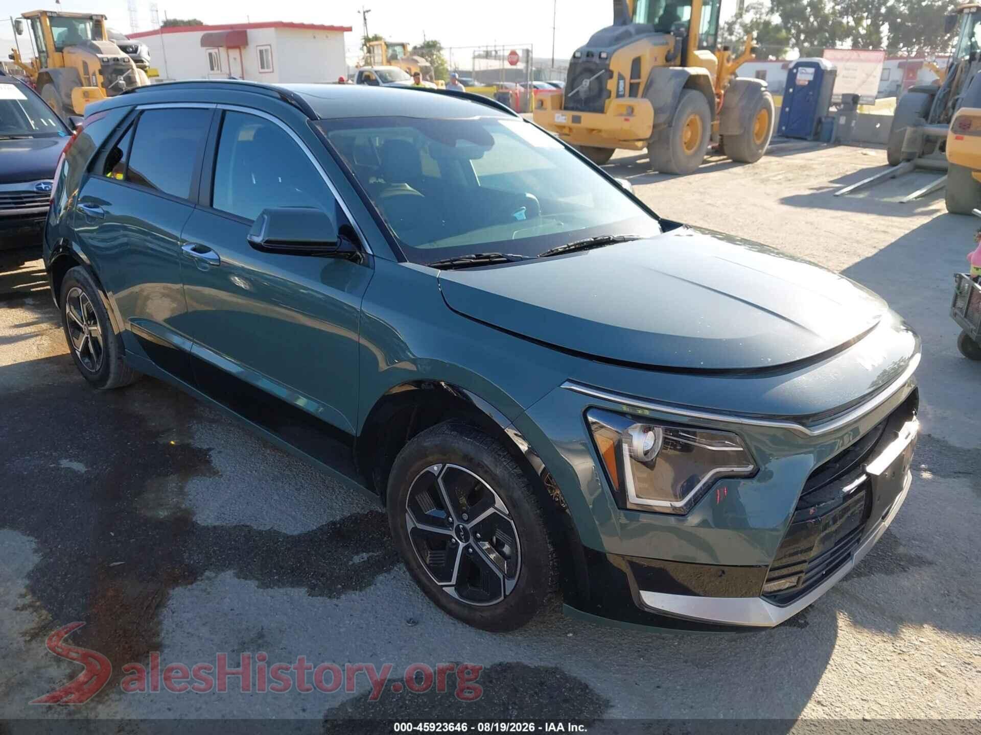 2023 KIA NIRO — VIN KNDCT3LE4P5045016