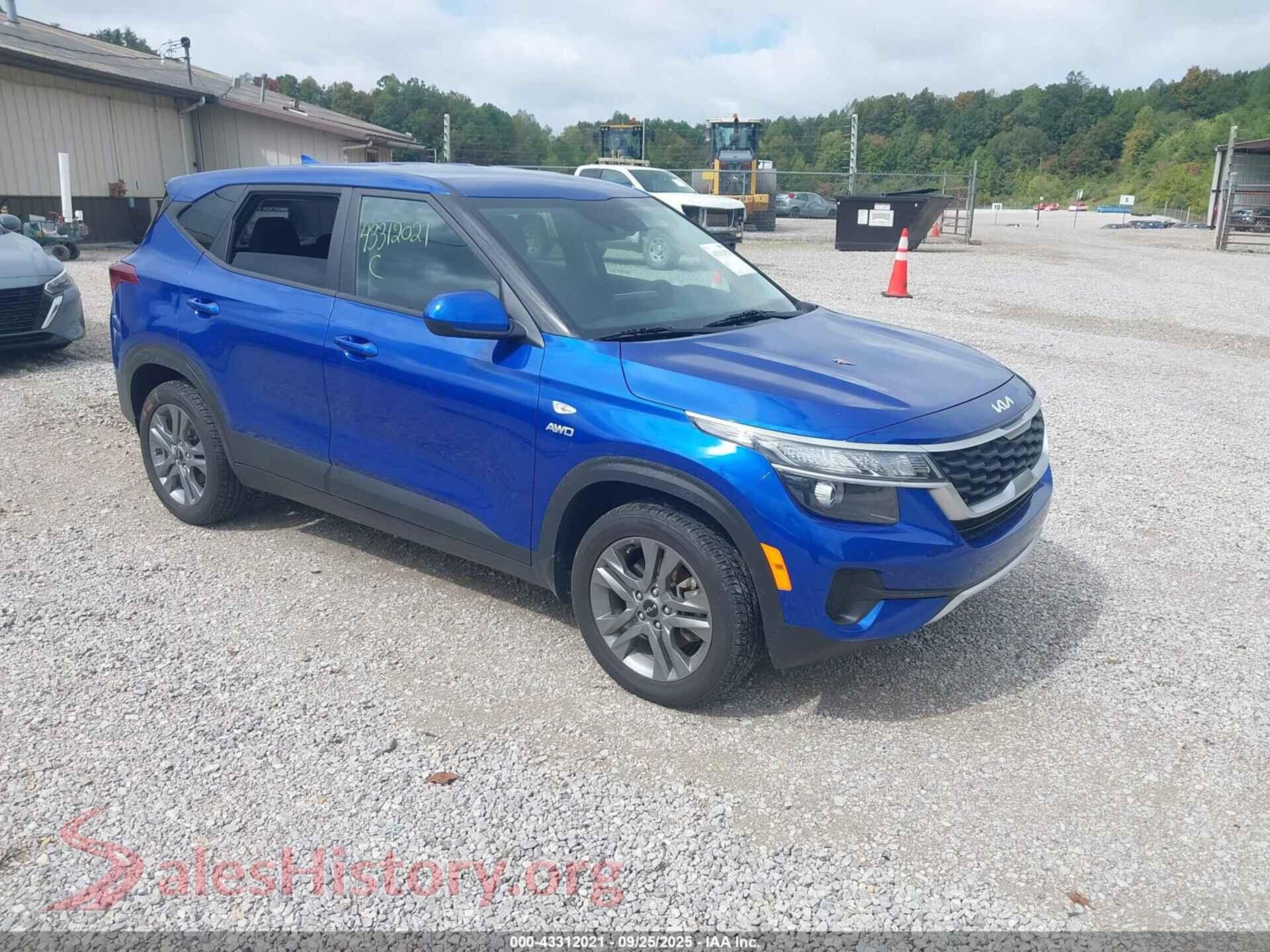 2022 KIA SELTOS — VIN KNDEPCAA5N7249015