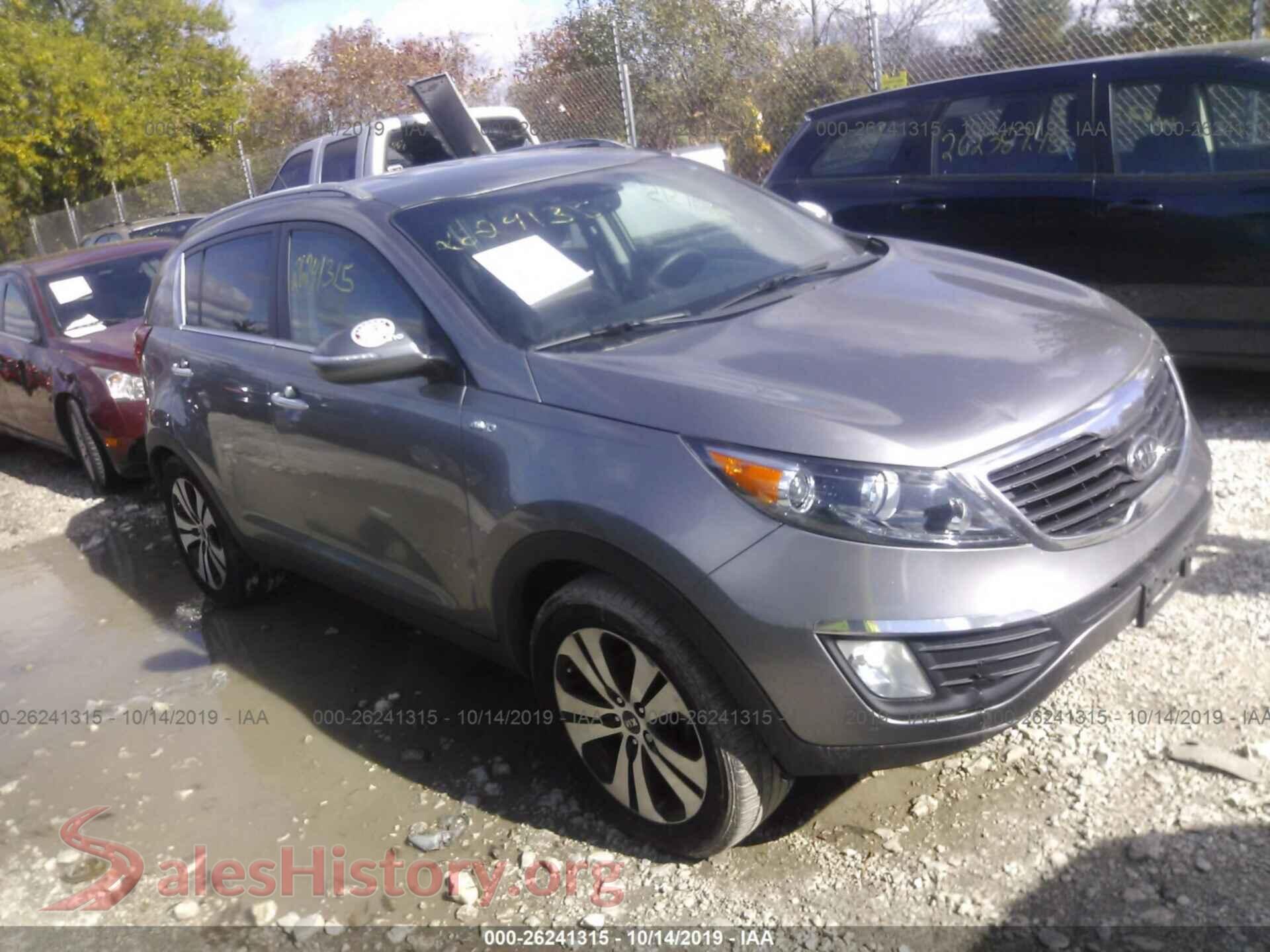 2011 KIA SPORTAGE — VIN KNDPCCA22B7084811