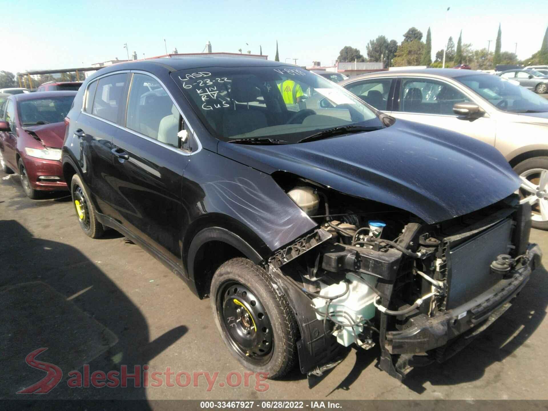 2017 KIA SPORTAGE — VIN KNDPM3ACXH7218978