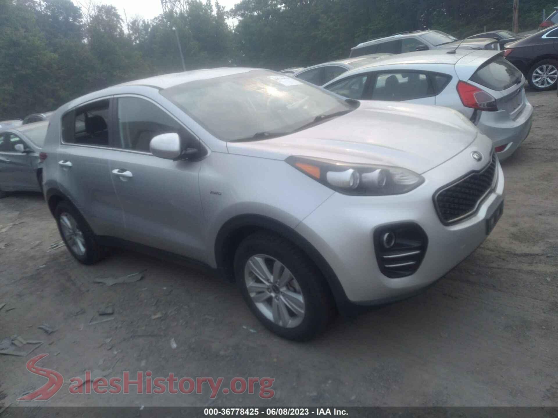2018 KIA SPORTAGE — VIN KNDPMCAC0J7331053