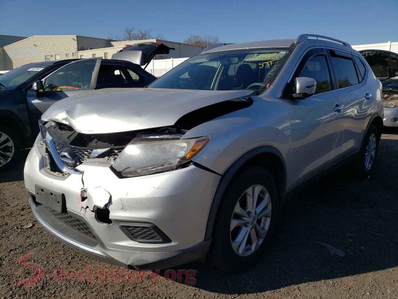 2016 NISSAN ROGUE — VIN KNMAT2MV9GP614494