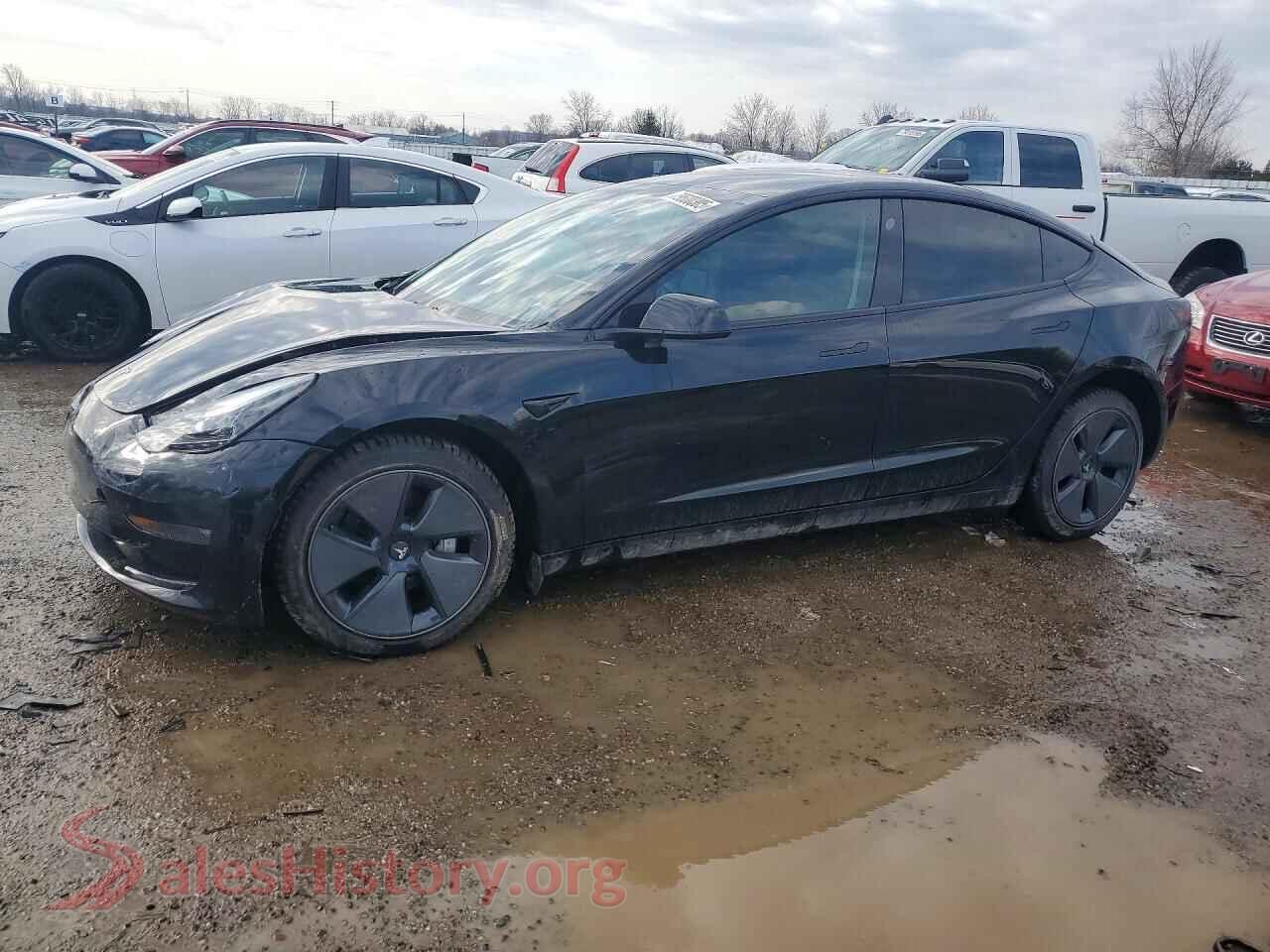 2023 TESLA MODEL 3 — VIN LRW3E1EB4PC932495