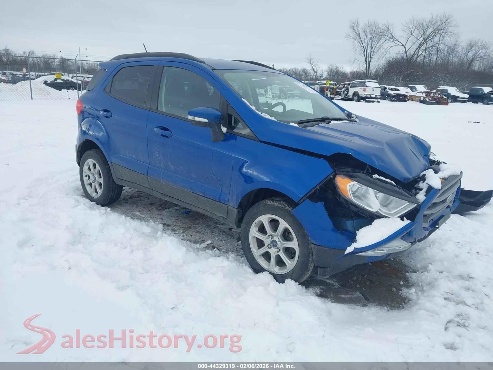 2021 FORD ECOSPORT — VIN MAJ6S3GL3MC424319