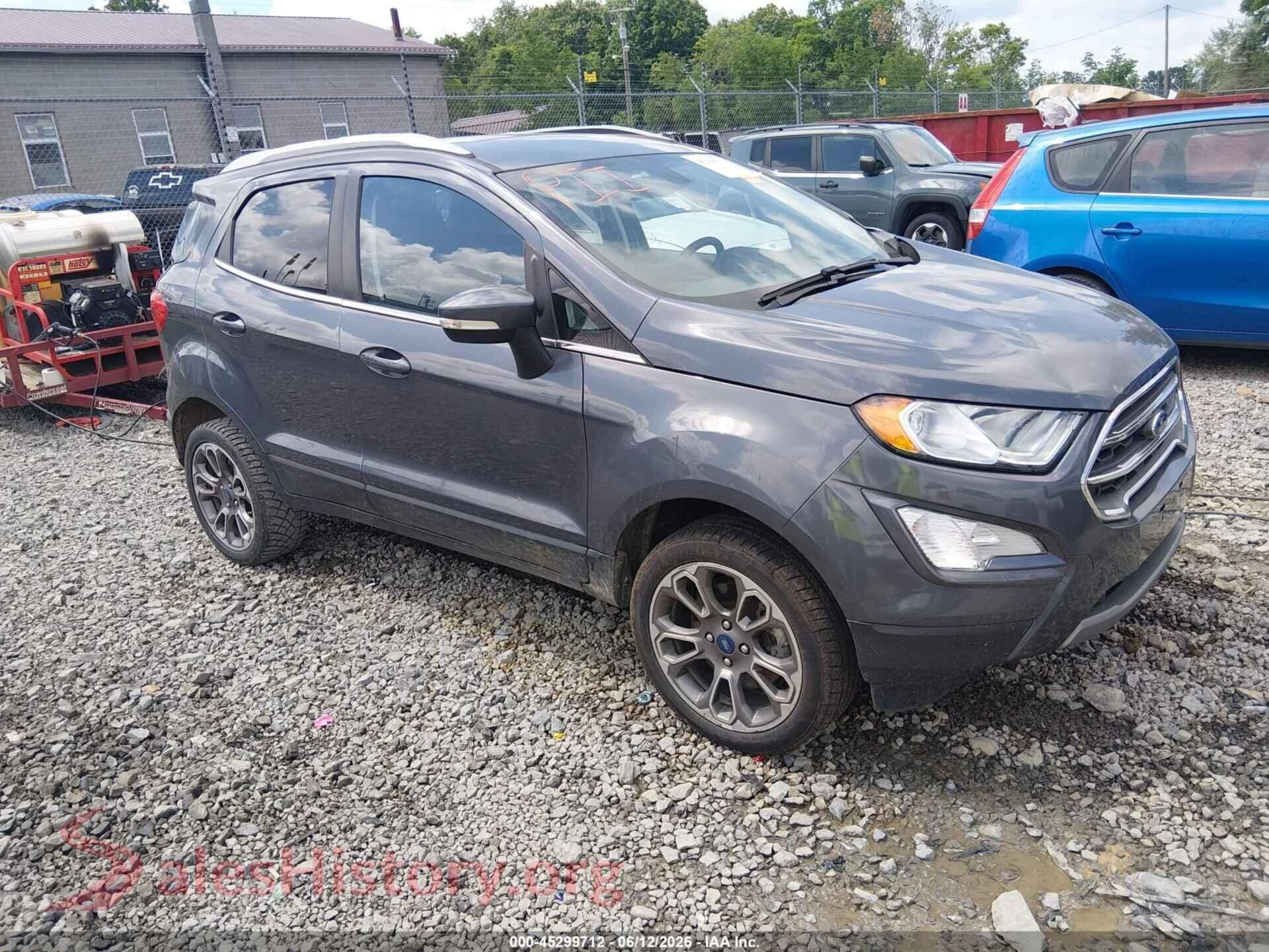 2021 FORD ECOSPORT — VIN MAJ6S3KL5MC454882