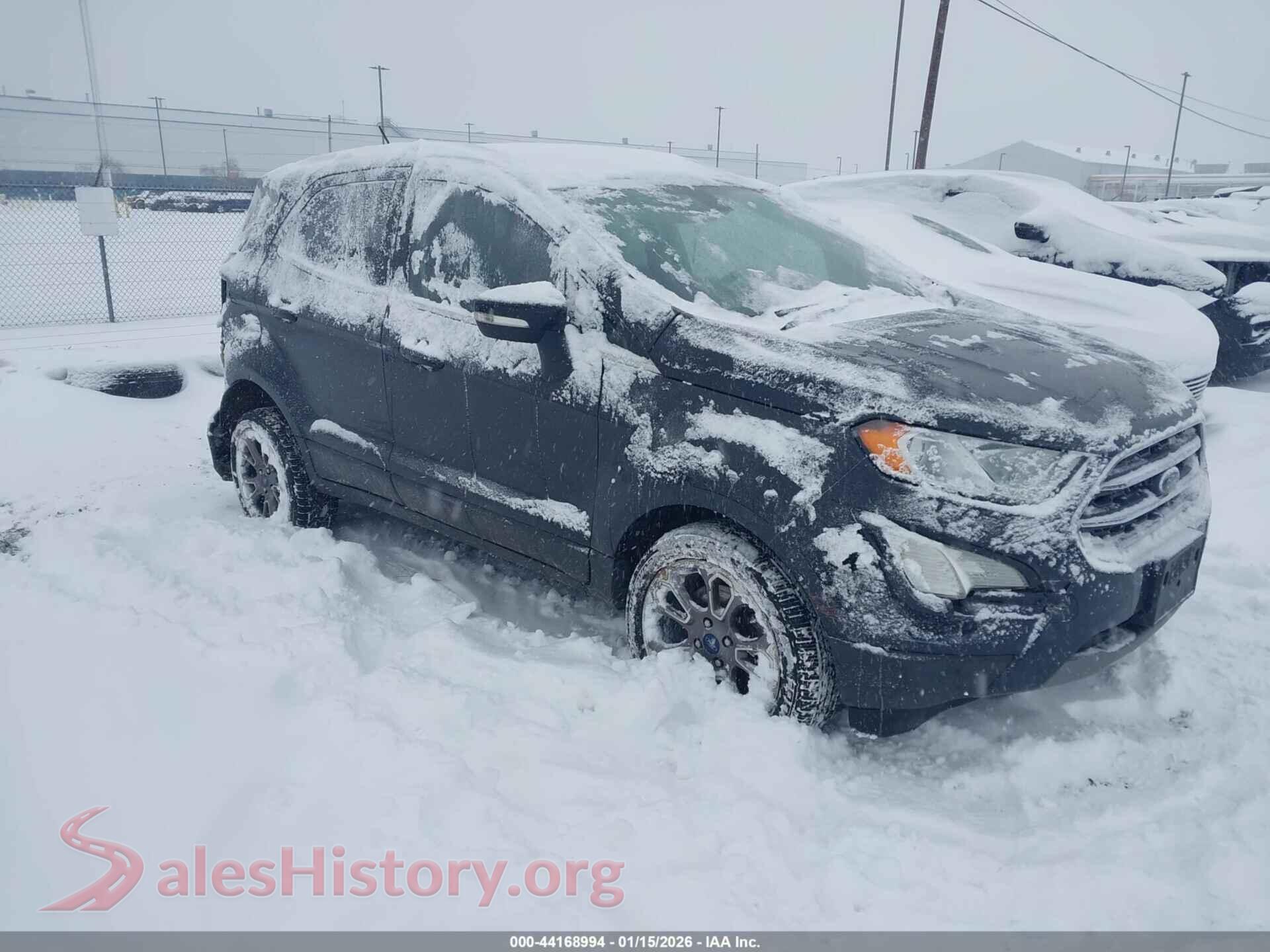 2019 FORD ECOSPORT — VIN MAJ6S3KL8KC294672