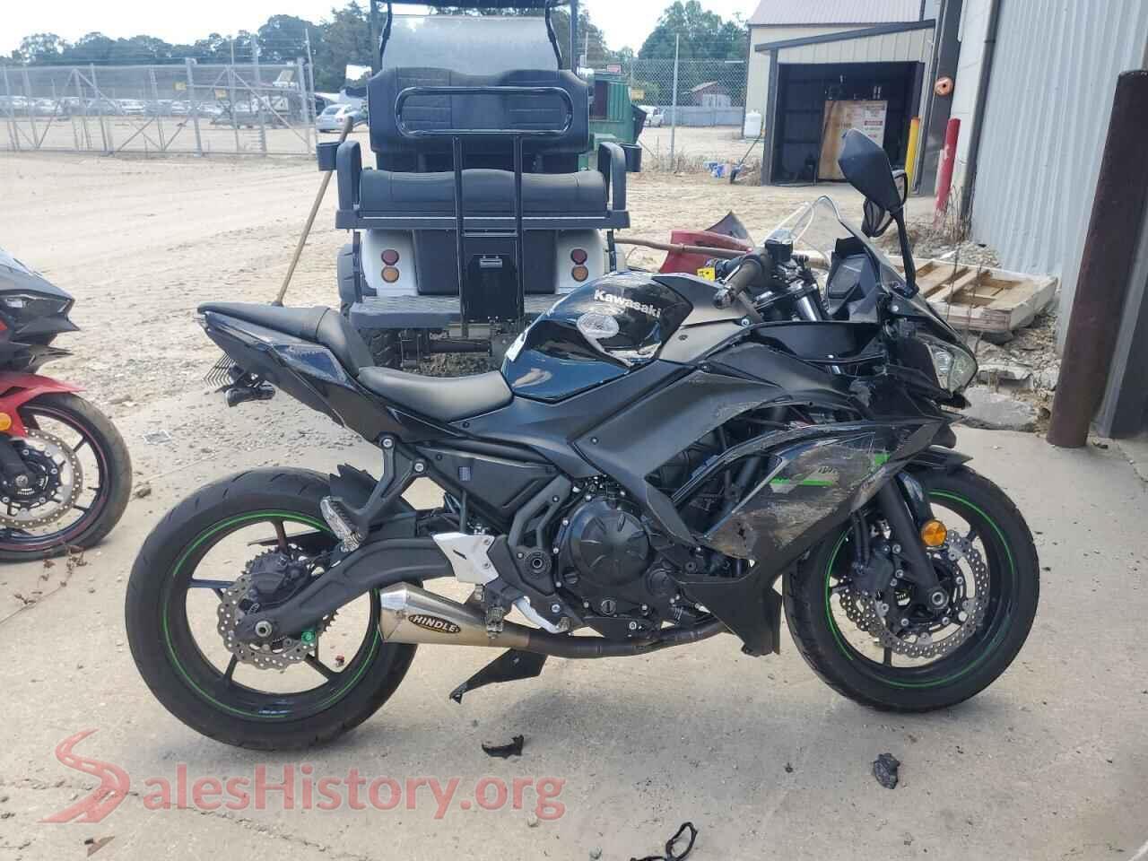 2025 KAWASAKI EX650 R — VIN ML5EXER16SDAD8816