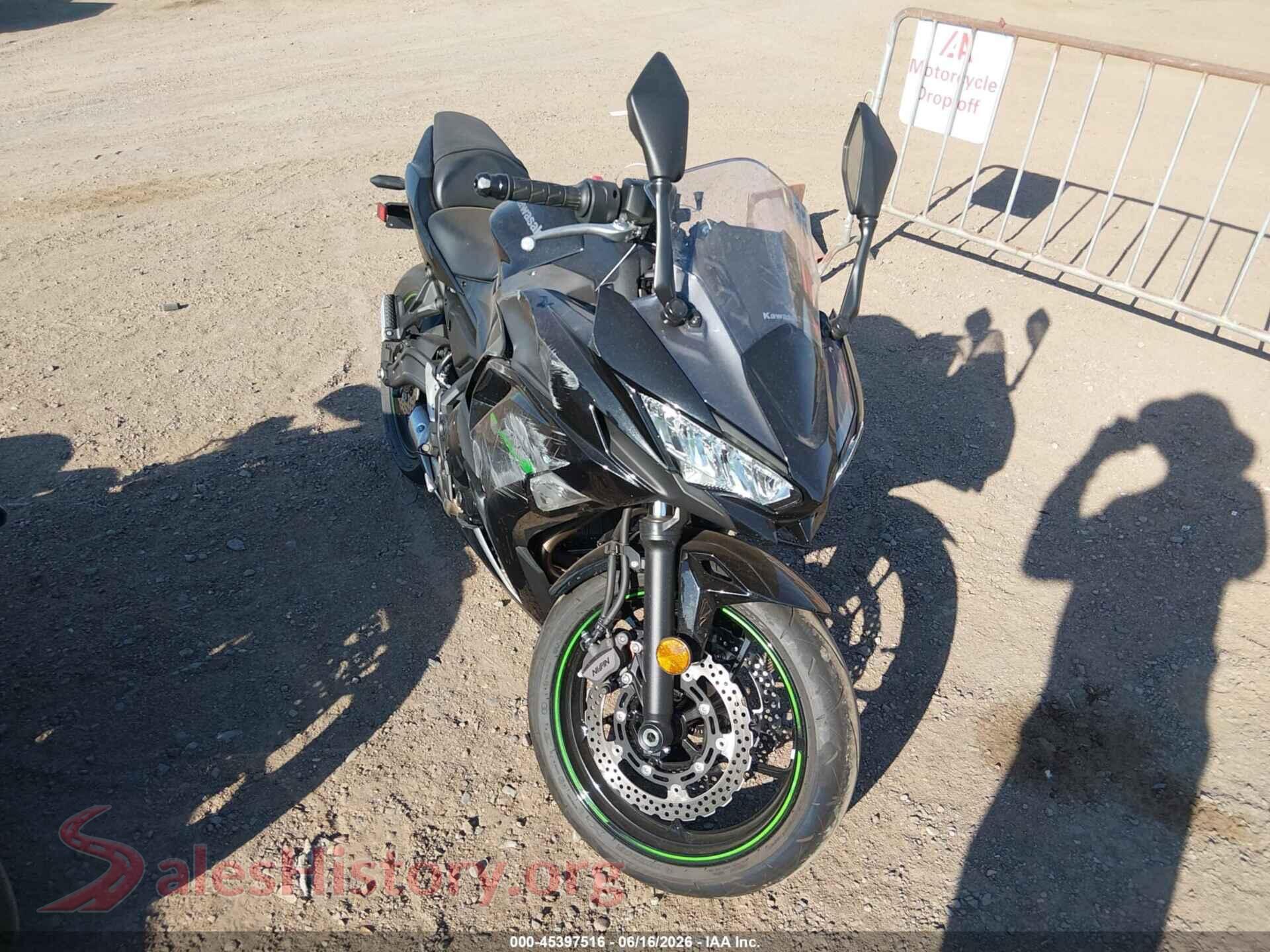 2025 KAWASAKI EX650 — VIN ML5EXER18SDAG3488