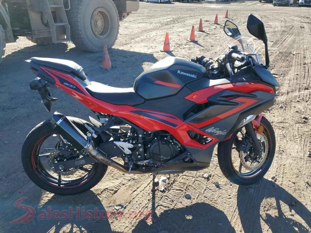 2025 KAWASAKI NINJA 500 — VIN ML5EXGG14SDA60042