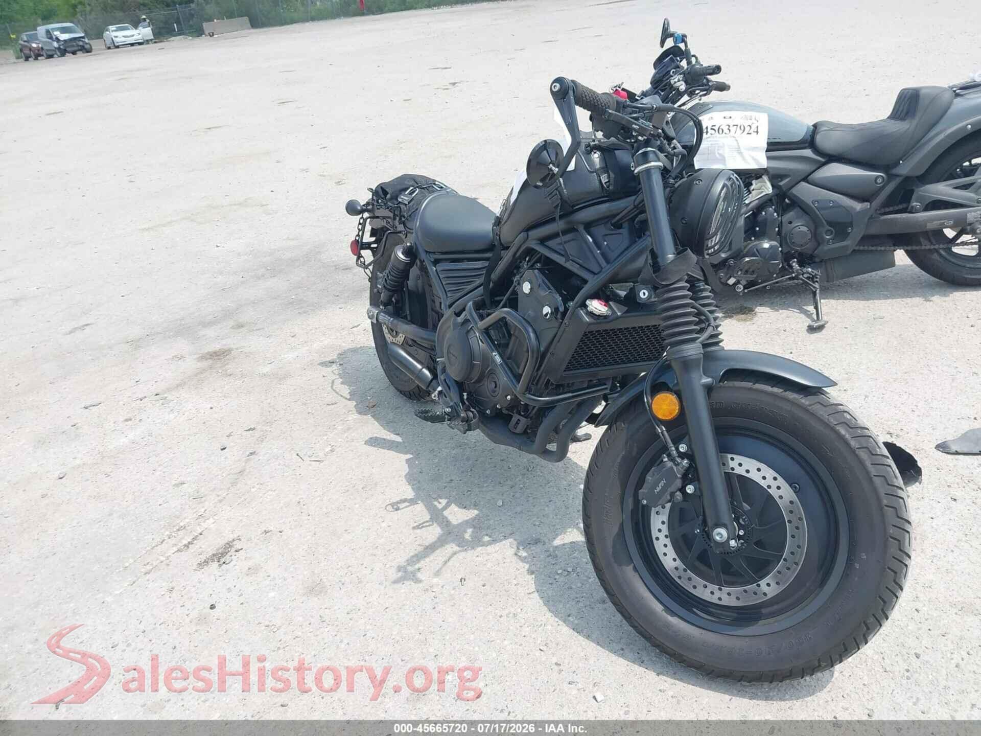 2025 HONDA CMX500 — VIN MLHPC5654S5801247