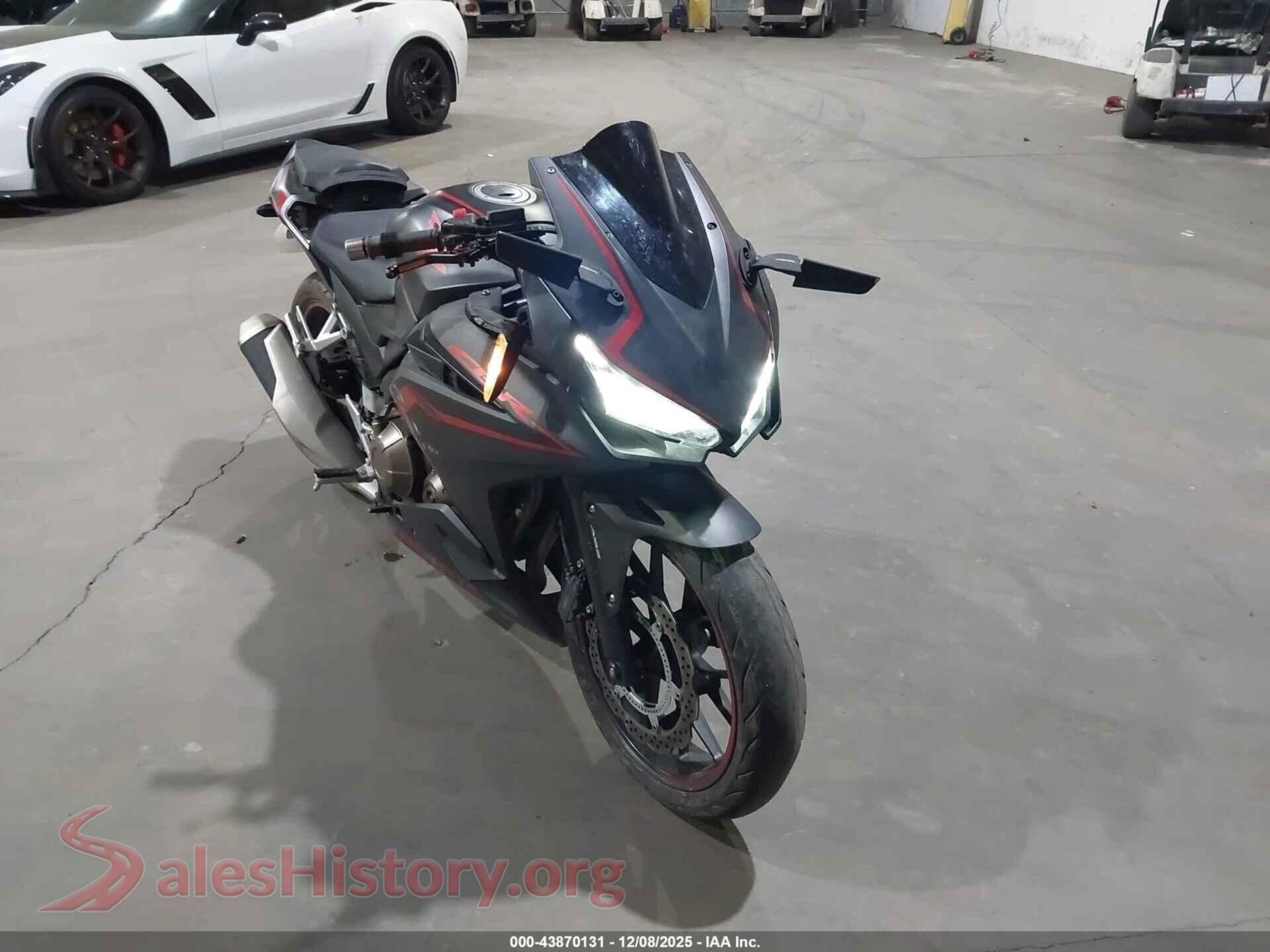 2020 HONDA CBR500 — VIN MLHPC6253L5100048