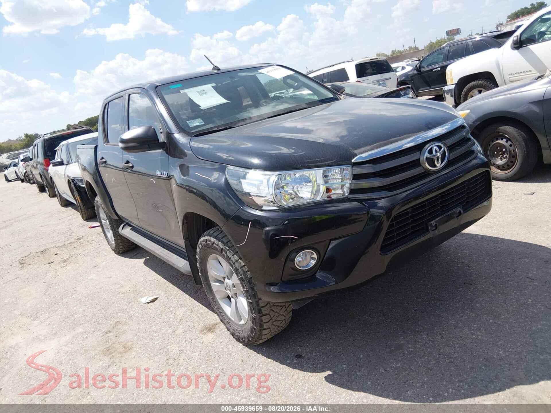 2019 TOYOTA HILUX SSRS LIMITED — VIN MR0EX8DD2K0183774